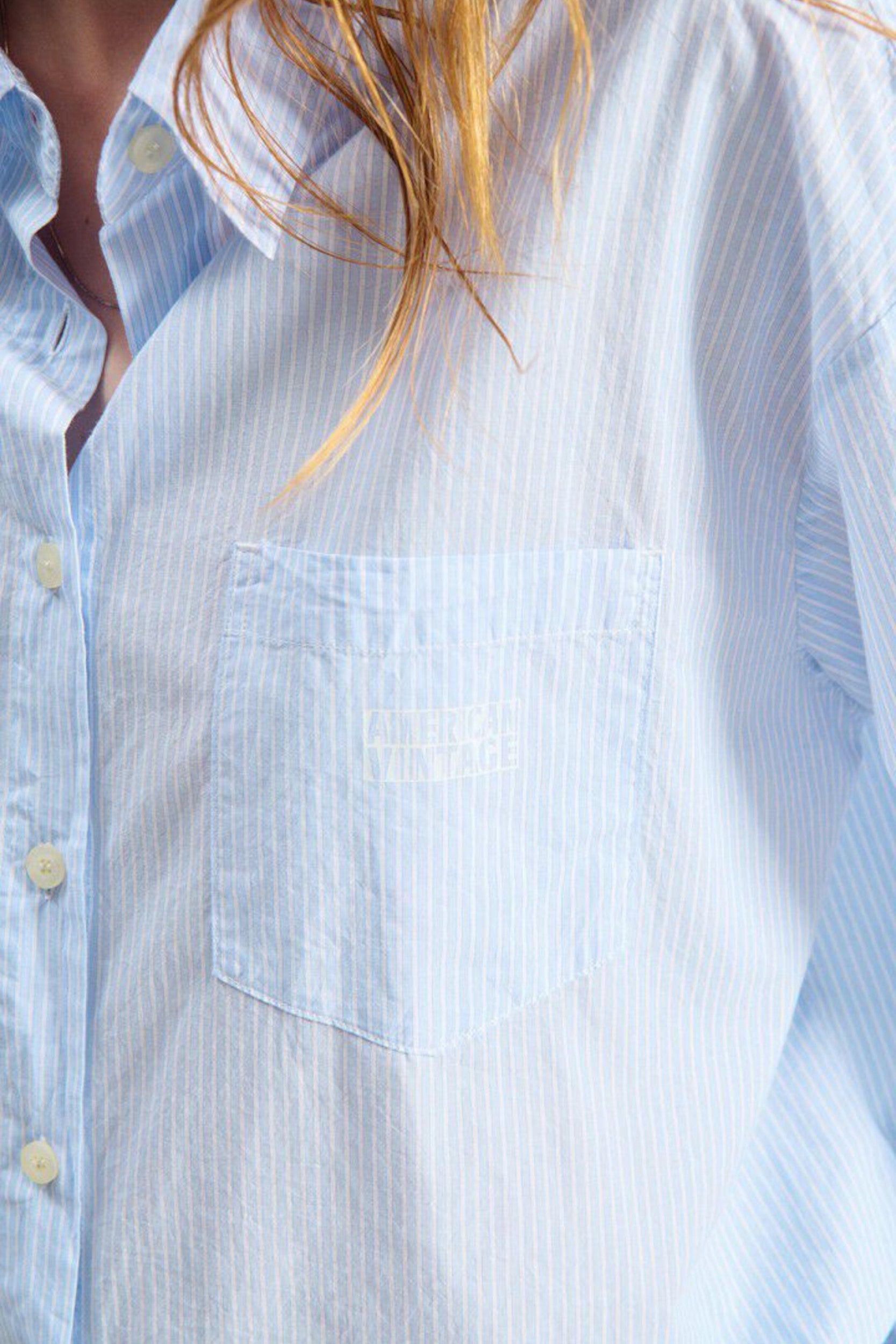 ELU06AE26 Shirt Blue Stripes