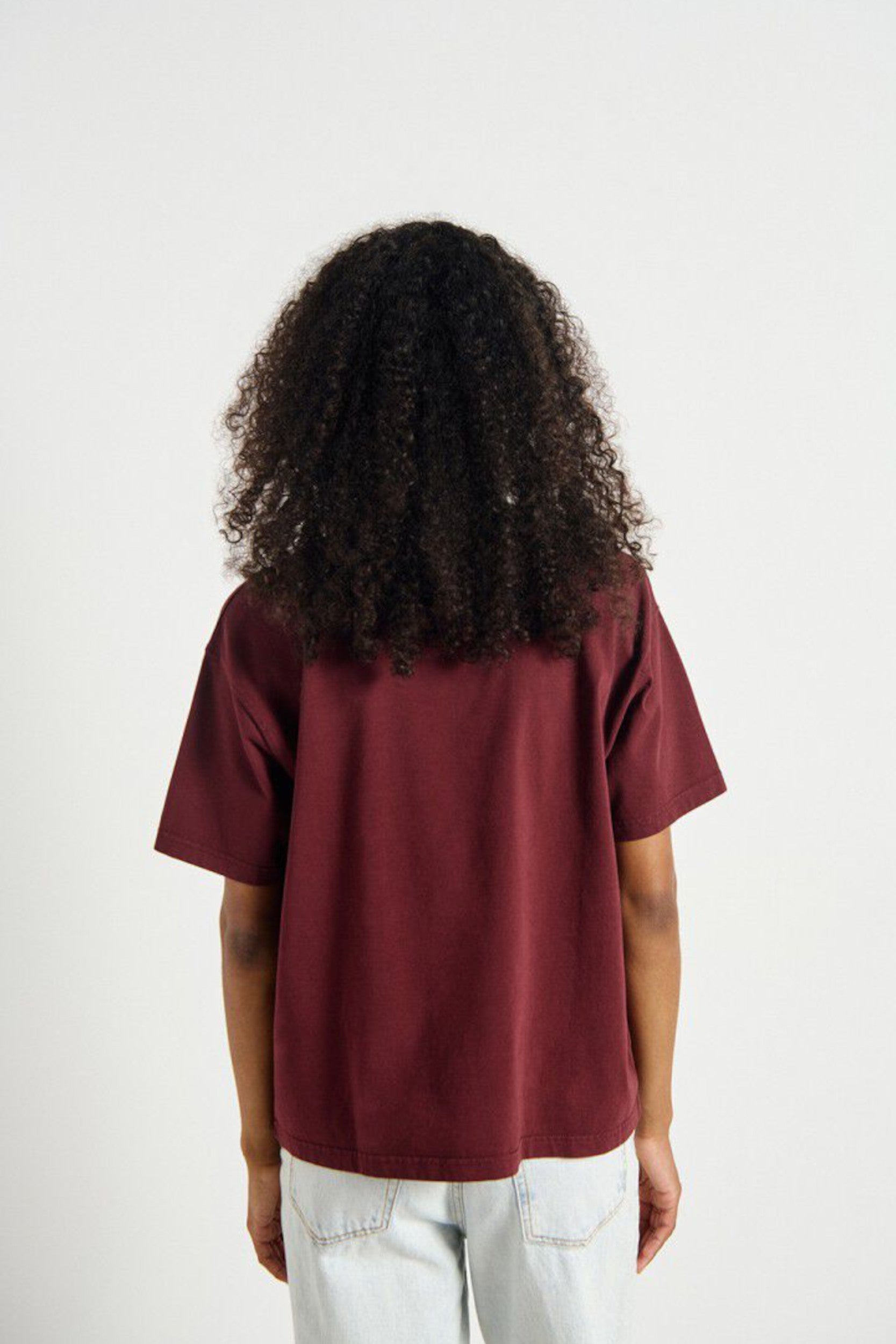 FIZ02AE26 T-shirt Burgundy Vintage