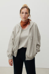Giv 03A Sweater Mottled Grey