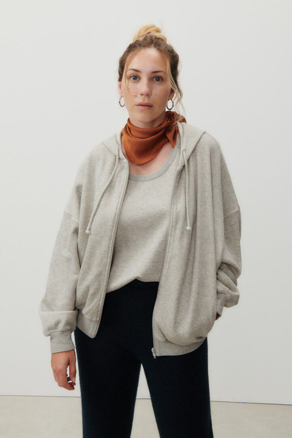 Giv 03A Sweater Mottled Grey