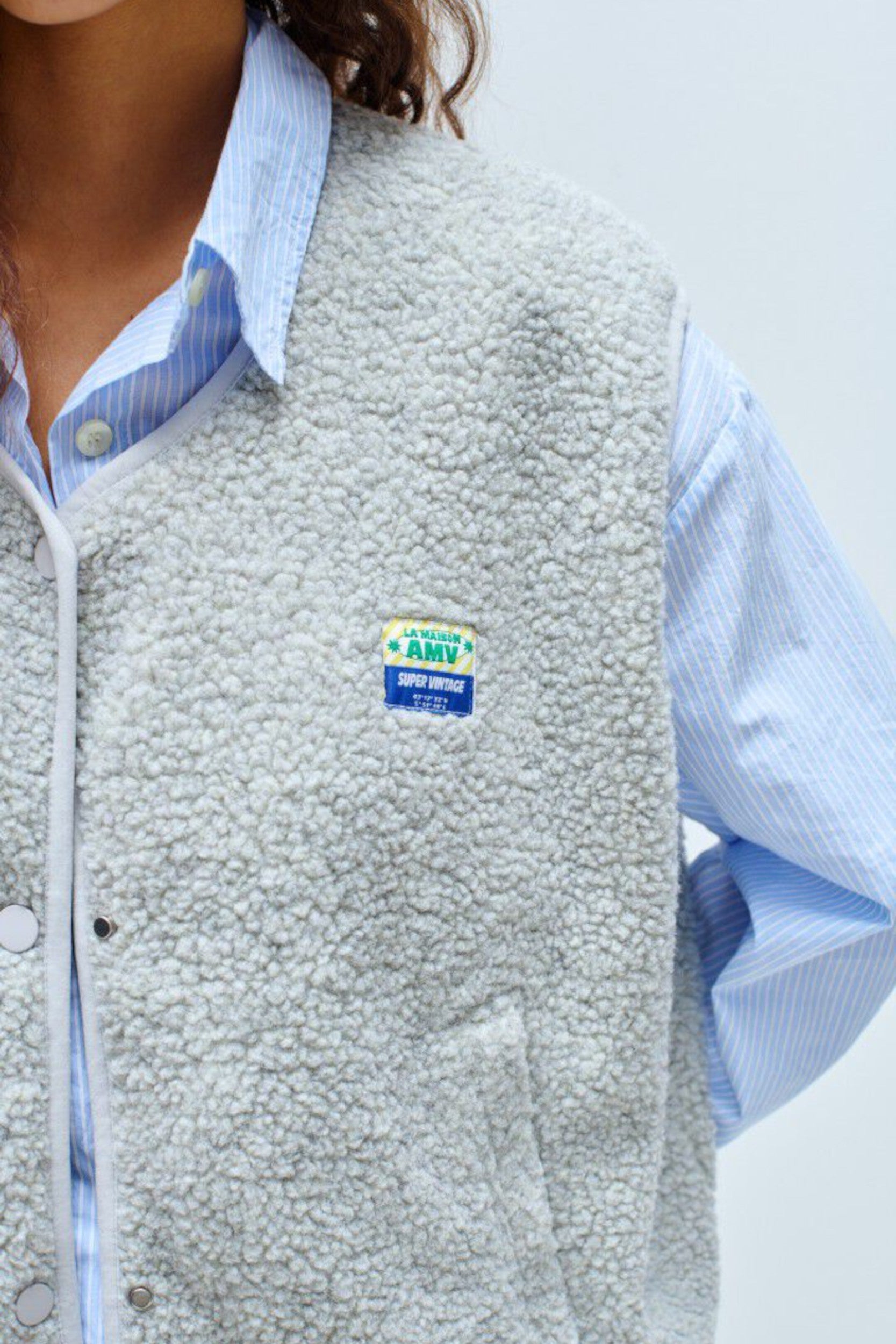 Hok16bh26 Cardigan Polar Mottled