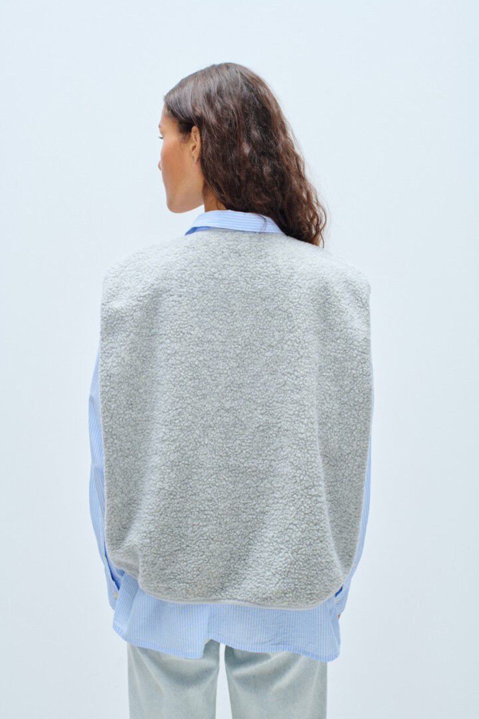 Hok16bh26 Cardigan Polar Mottled