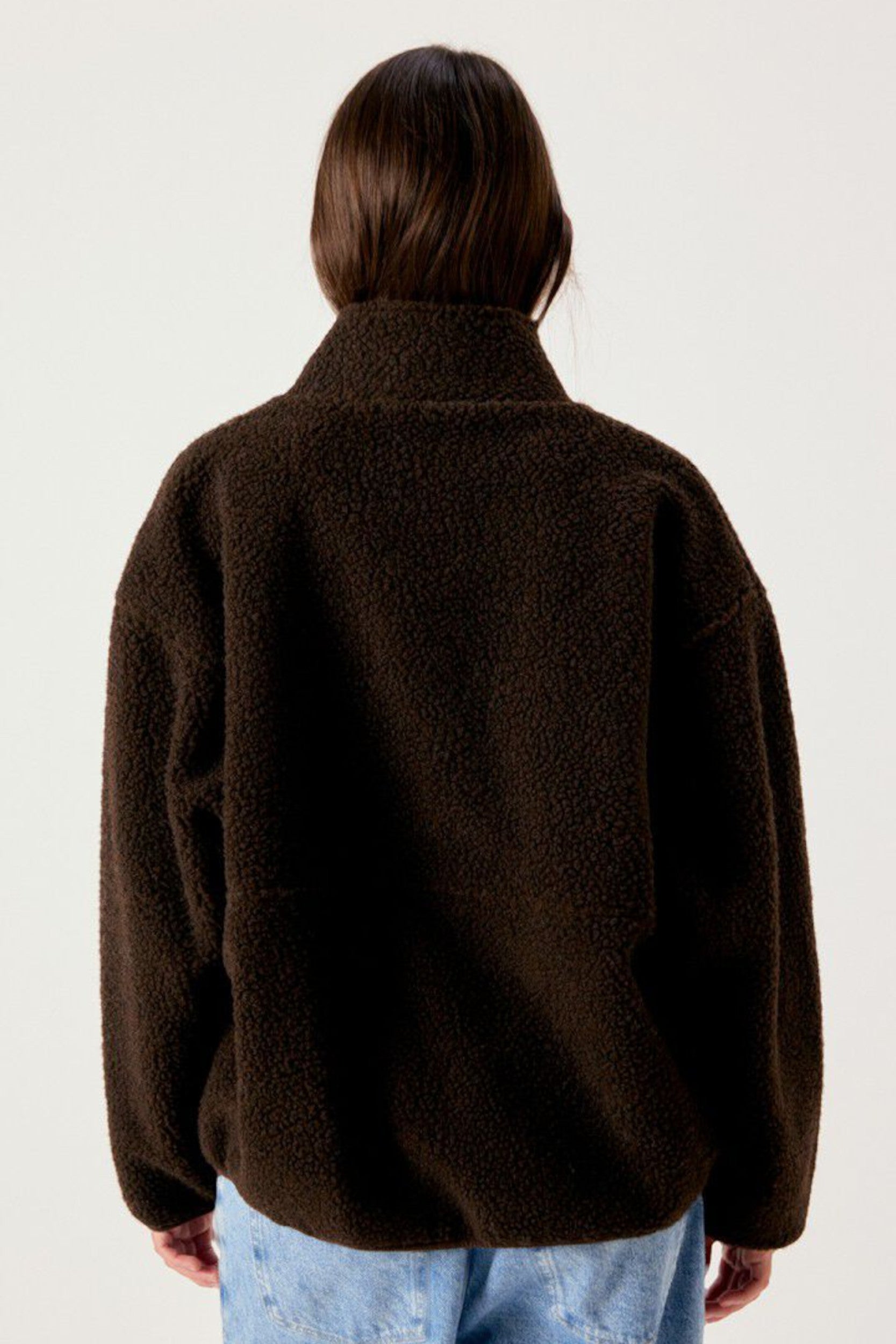 Hok16ch26 Veste Marron chiné