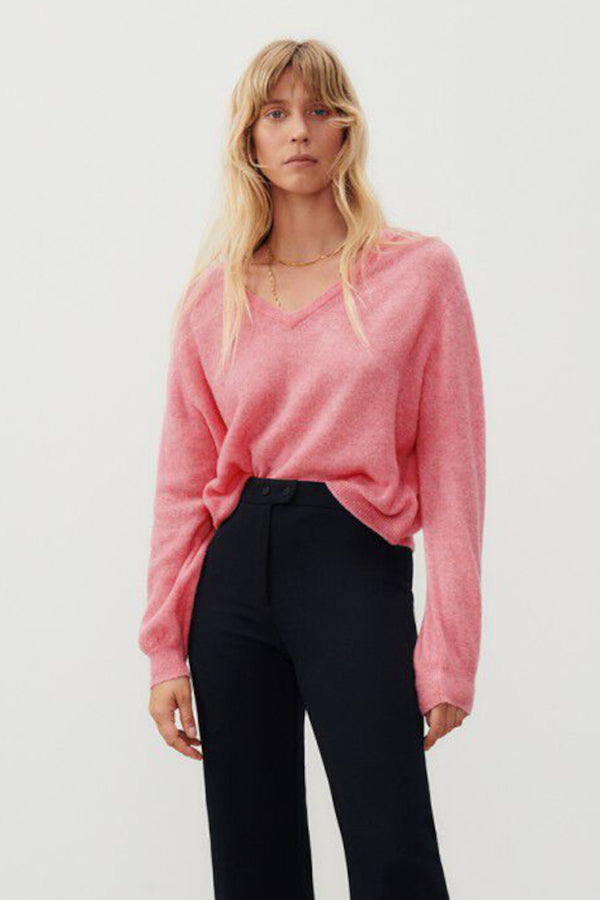 Raz 18I Sweater Mottled Pink Candy