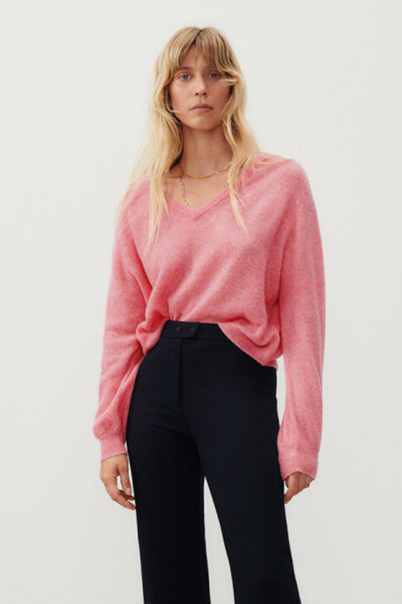 Raz 18I Sweater Mottled Pink Candy