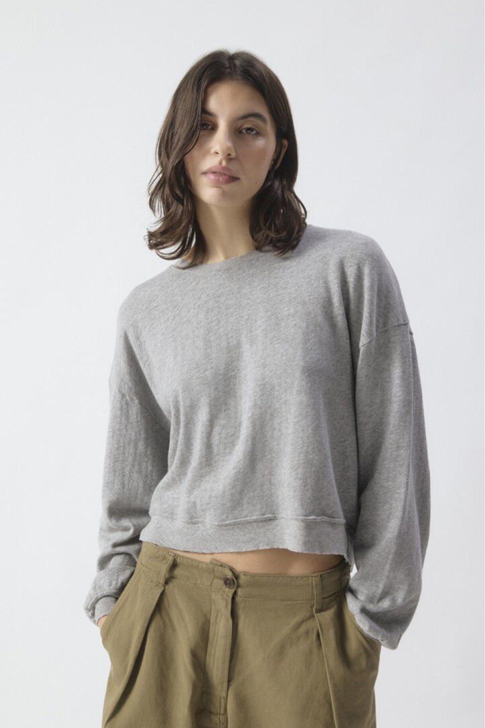 Son02igh26 T-shirt Grey Mottled
