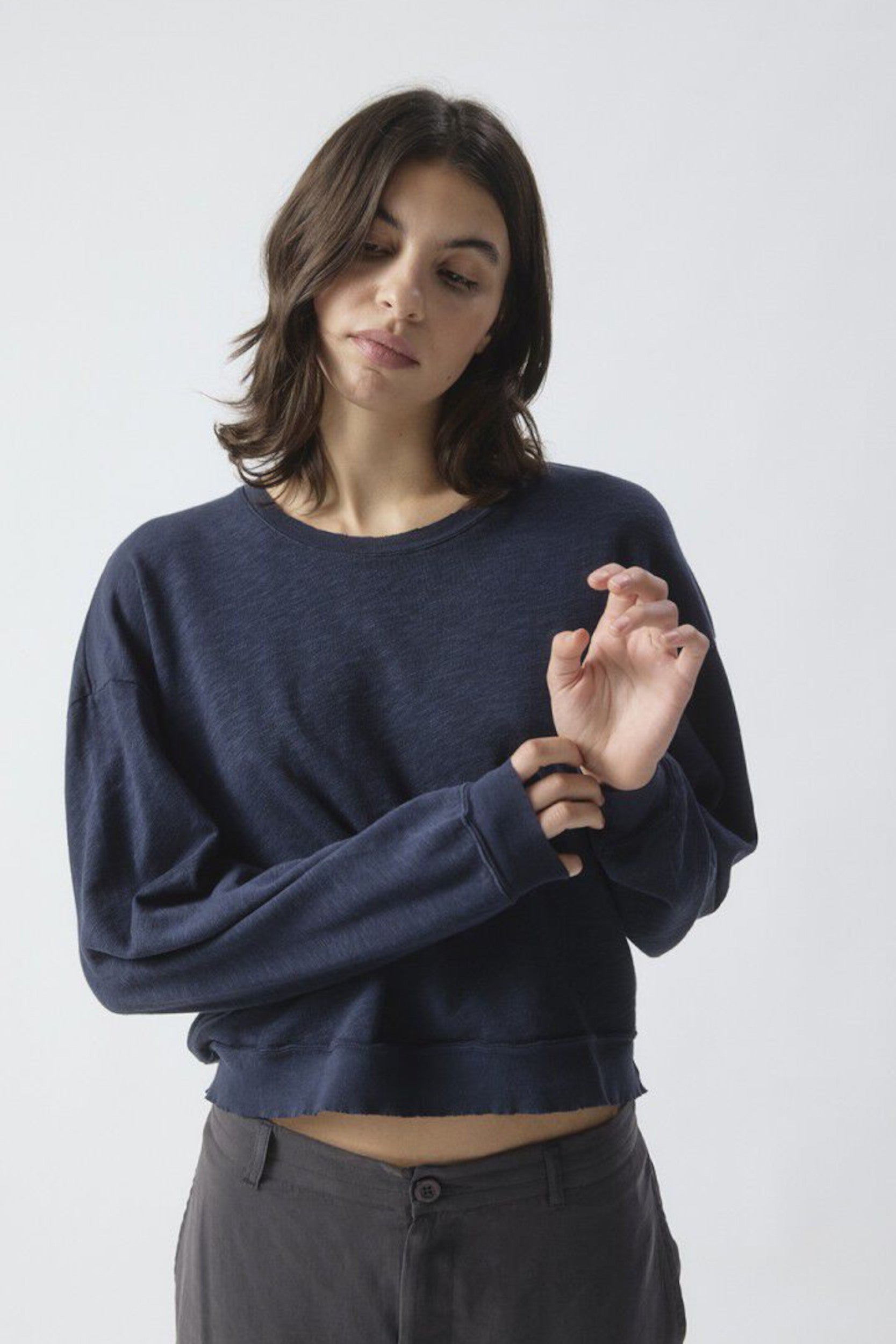 Son02igh26 T-shirt Navy Blue Vintage