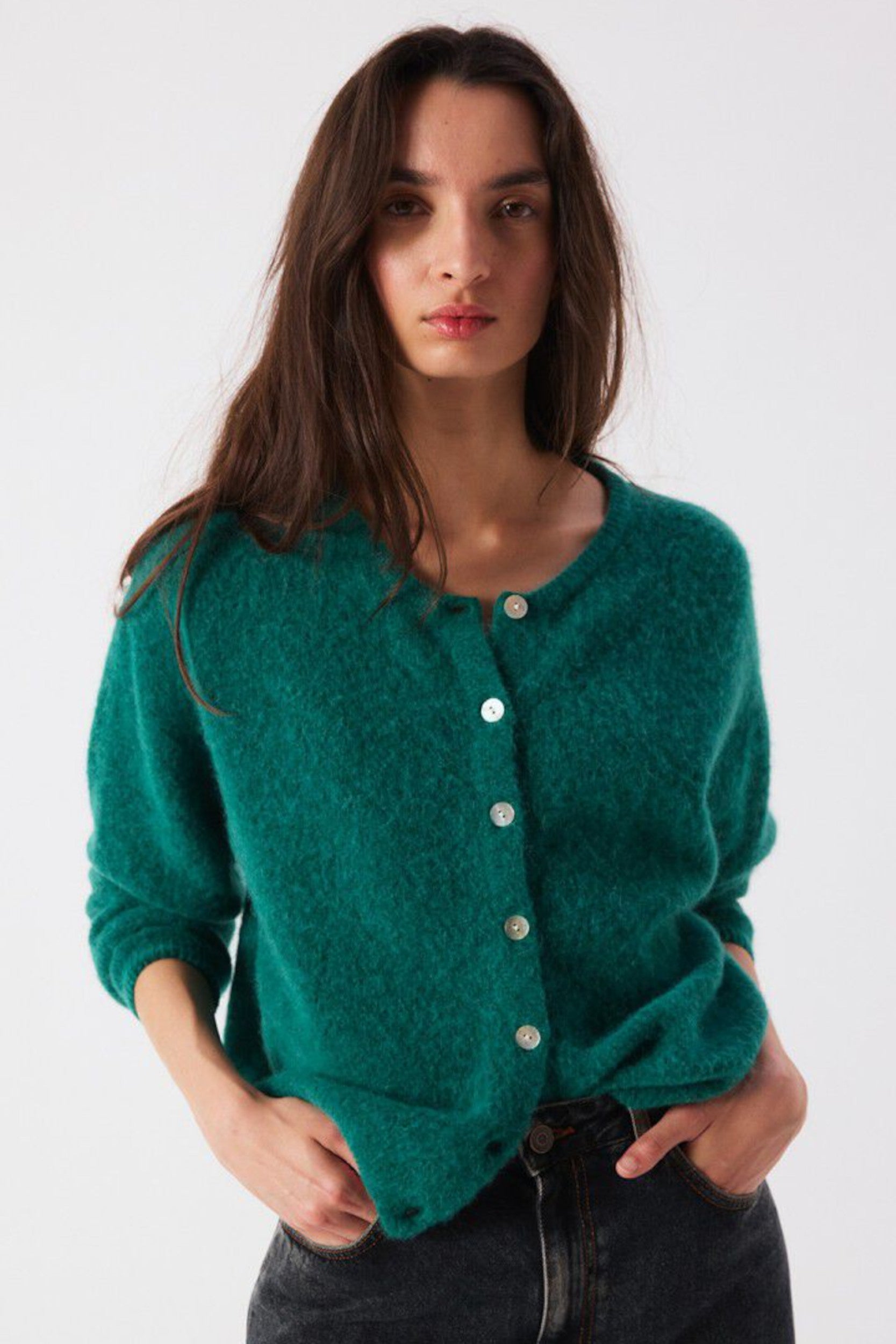 Vito19eh26 Cardigan Canard chiné