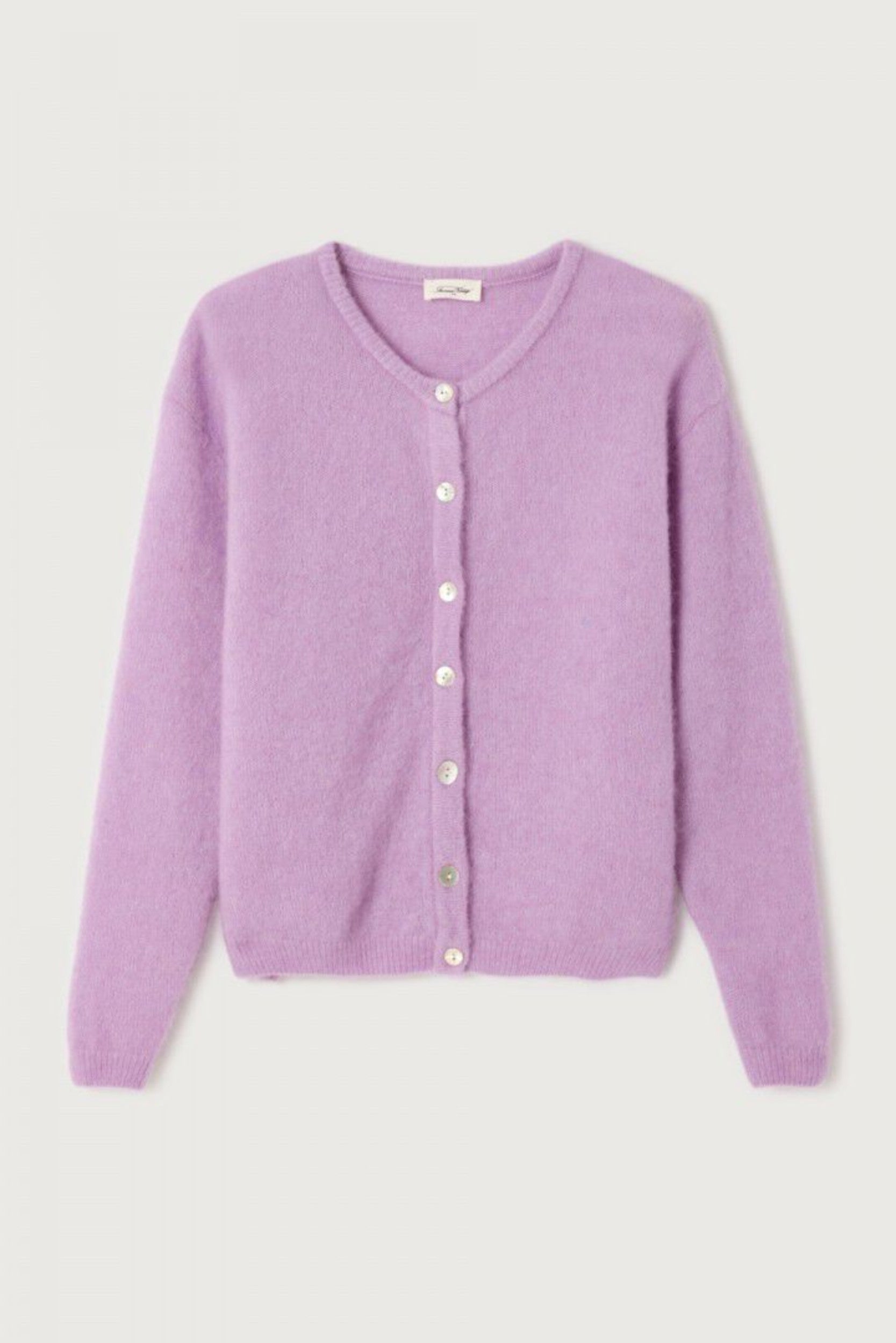 VITO19EE26 Cardigan Lavander Mottled