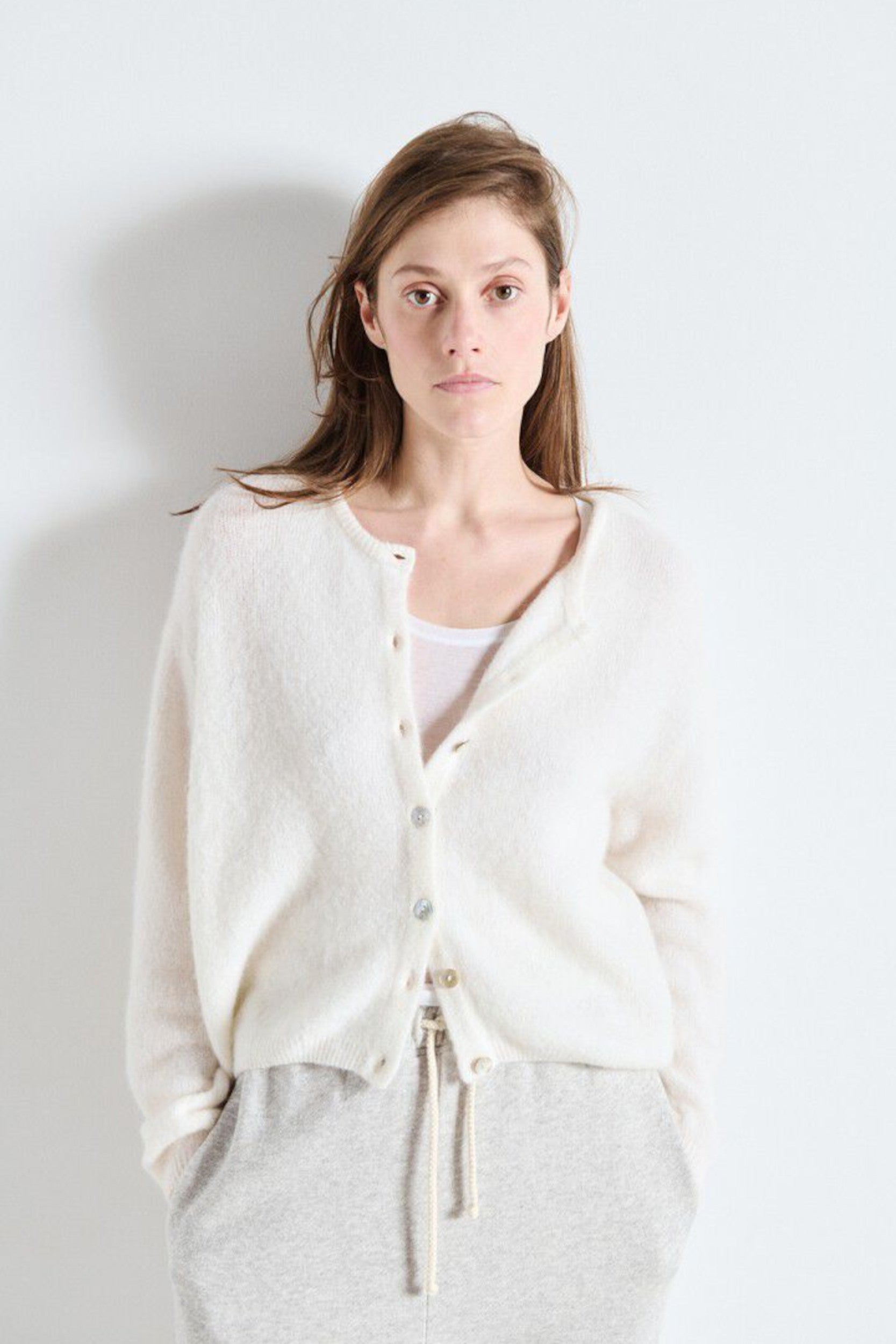 VITO19EE26 Cardigan White