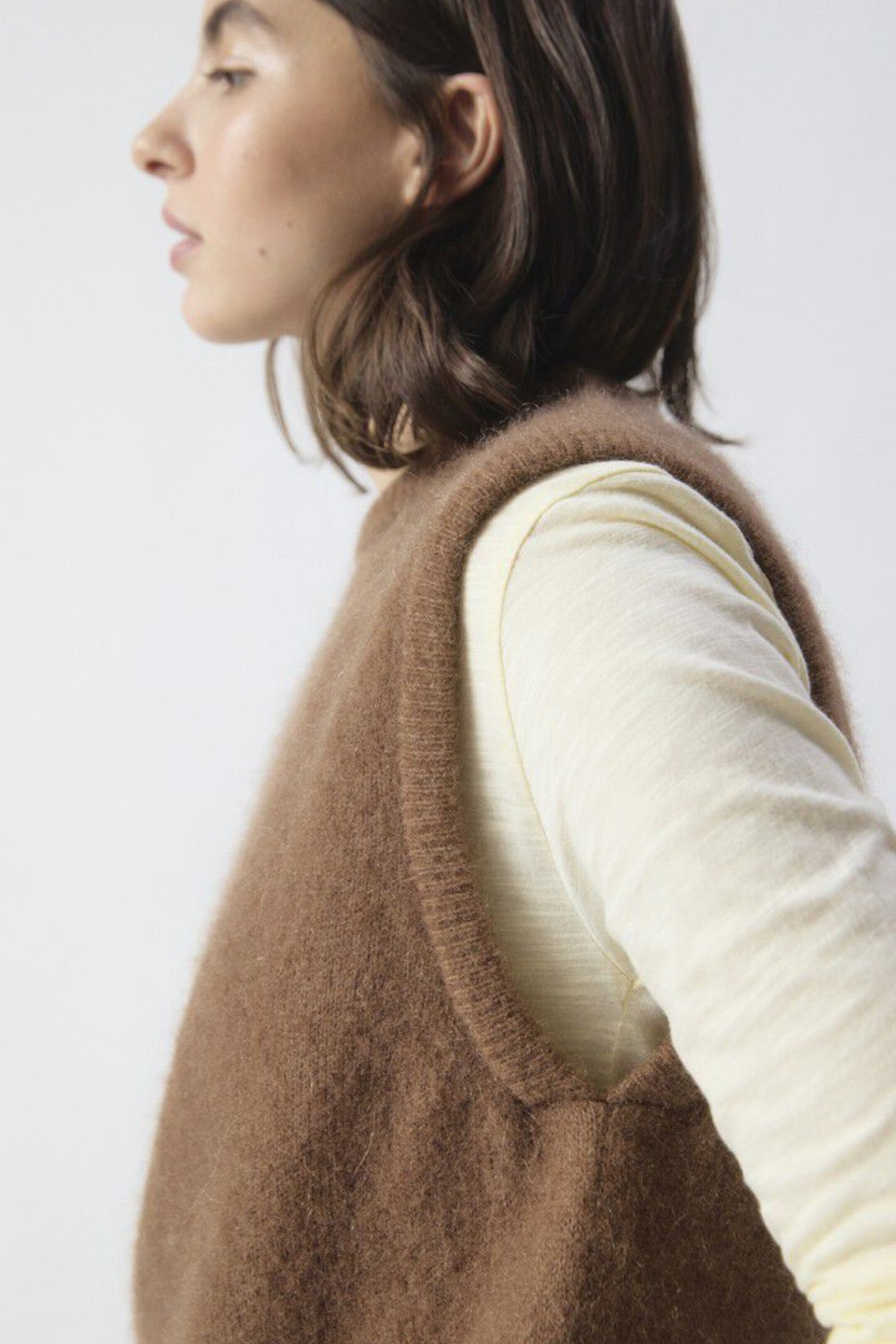 VITO18LE26 Sweater Choco Mottled