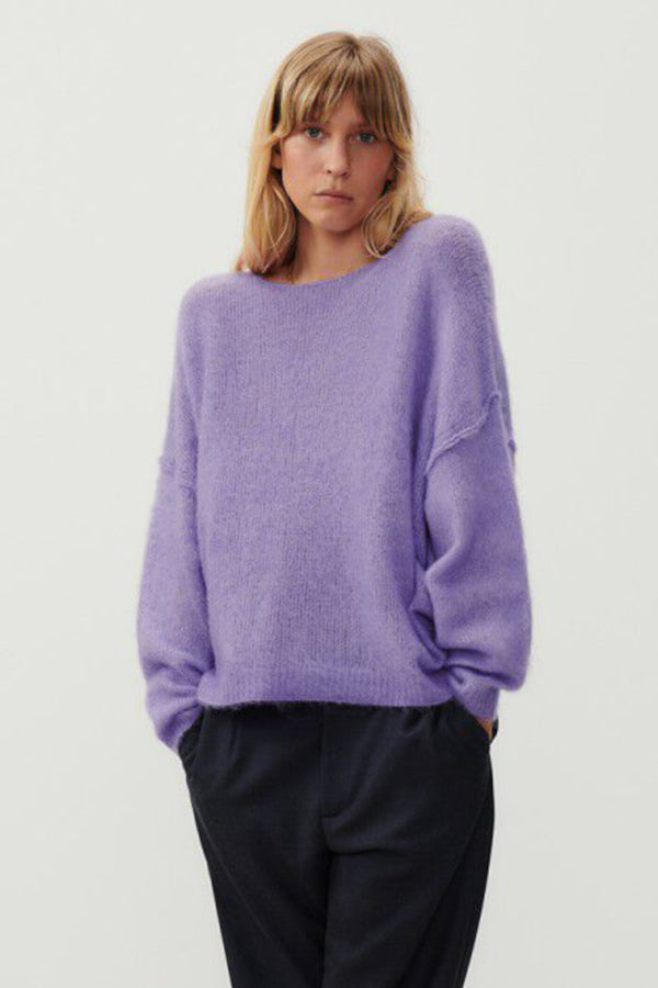 Yan 18 D Sweater Mottled Amethys