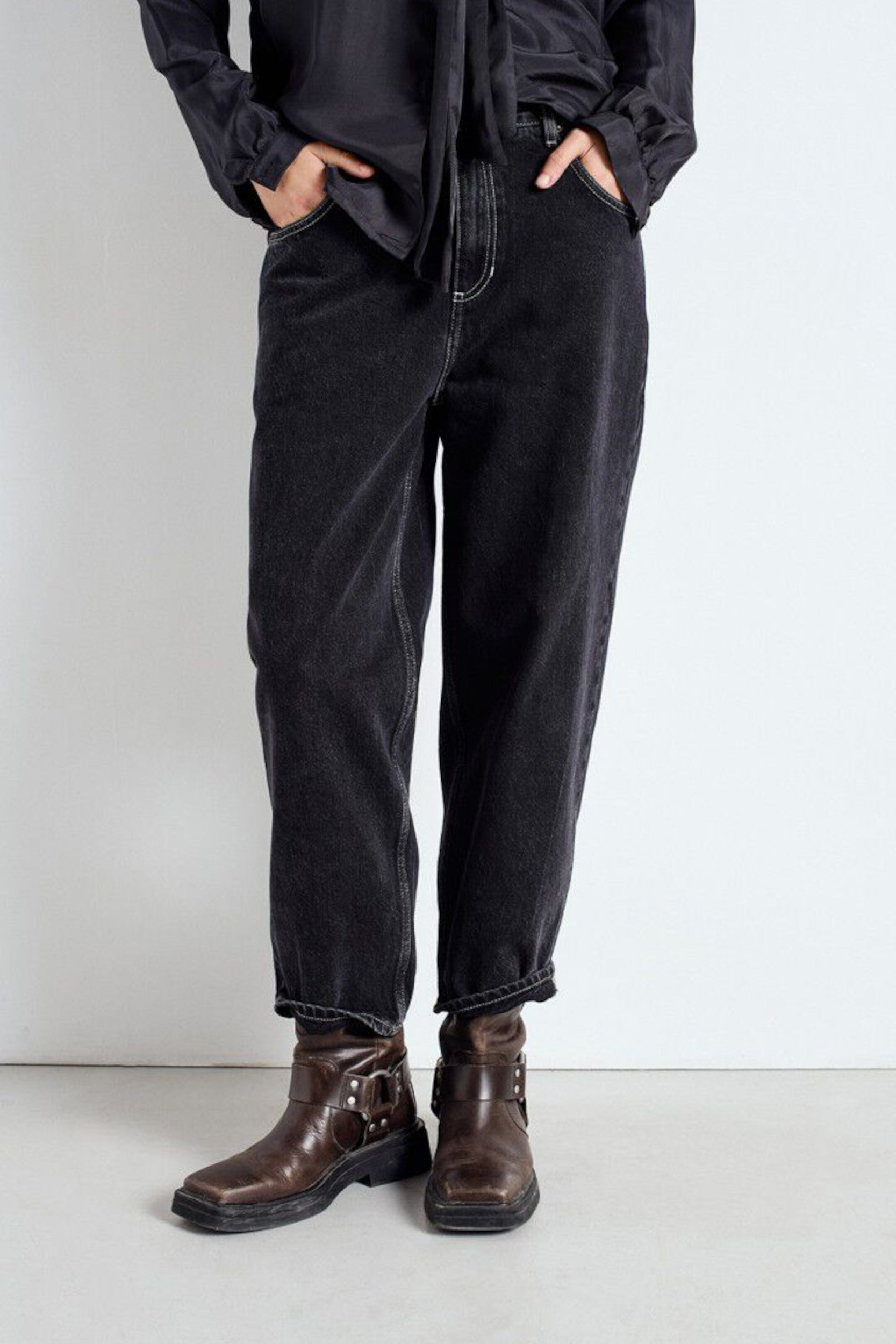Yop11I32h26 Jeans Black Vintage