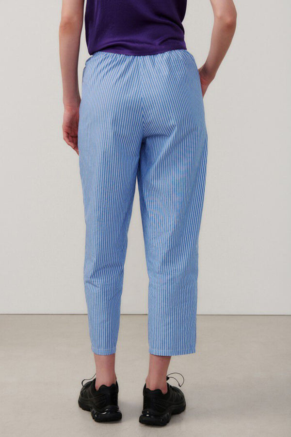 ZAT10A Pants Blue Aqua Stripe