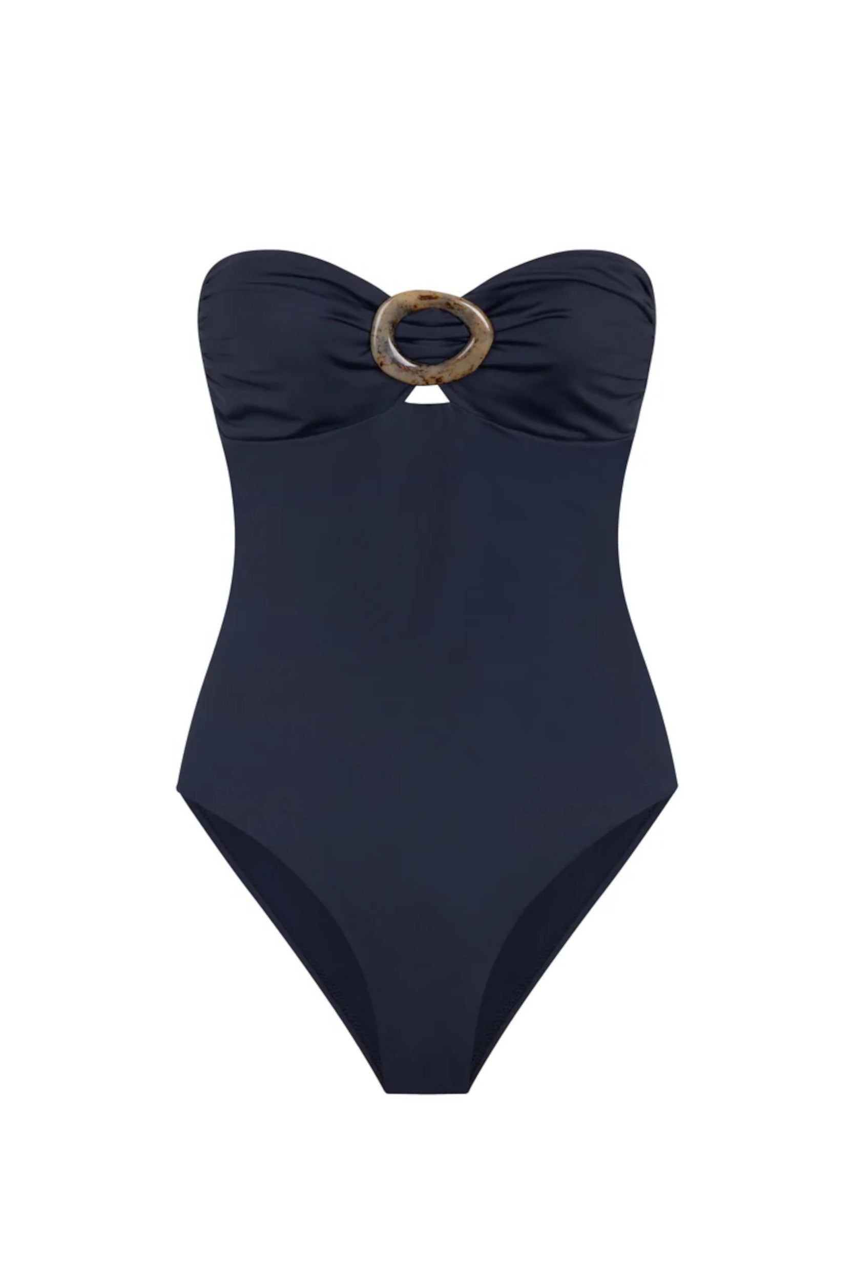Catherine One-Piece Swimsuit in Caviar