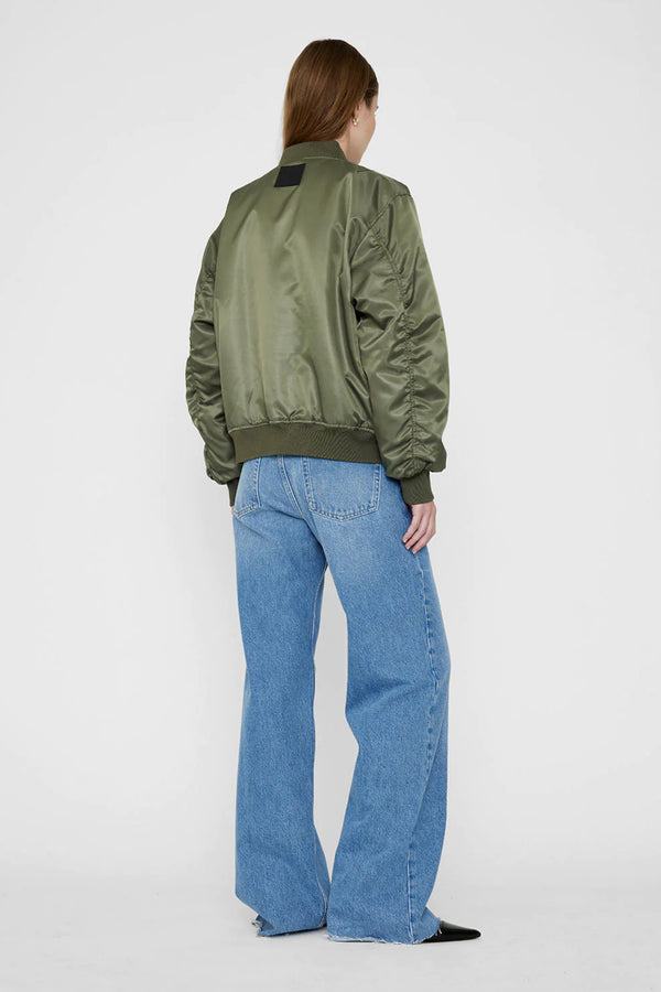 Leon Bomber Jacket Army Green