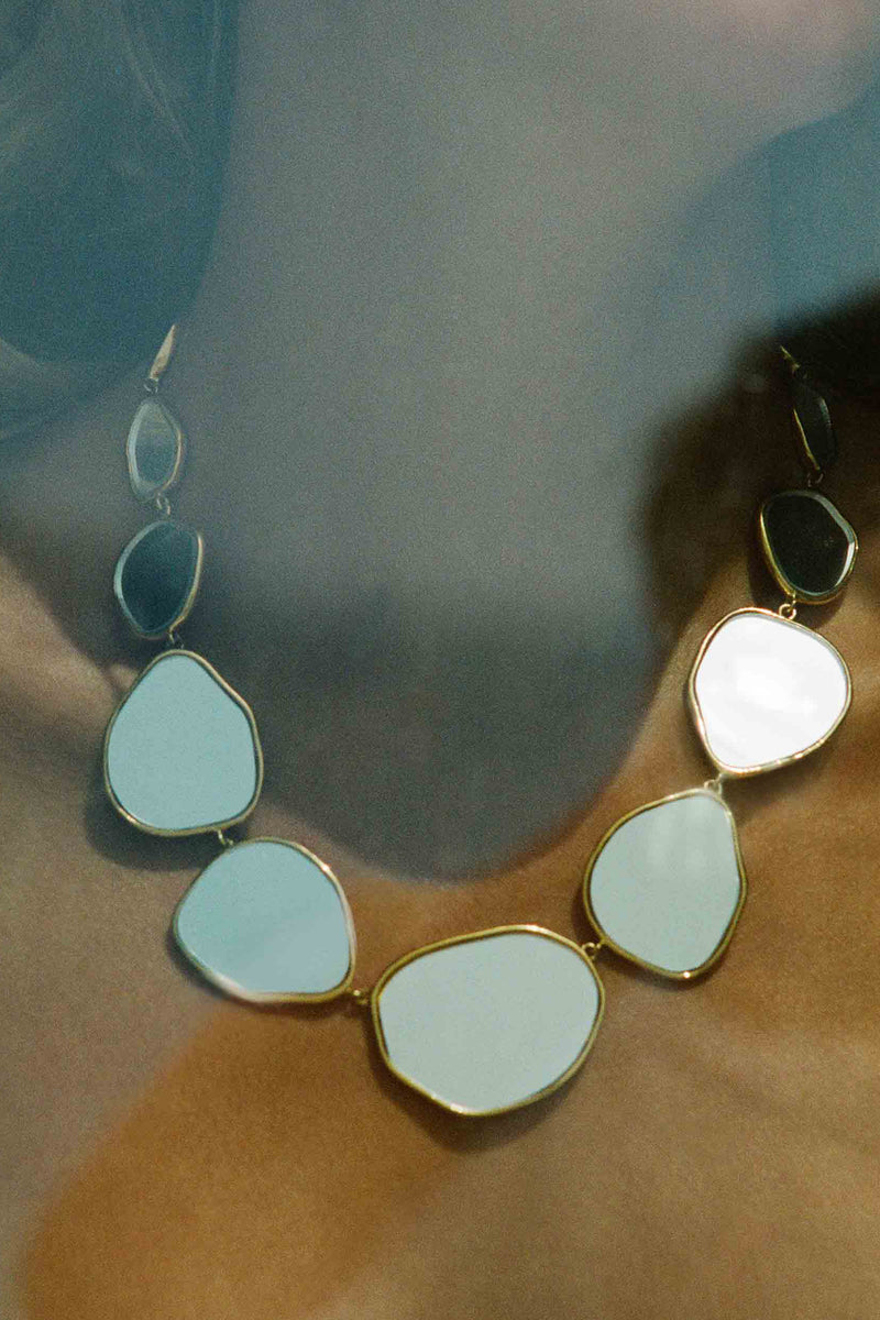 Ciottolo Miroir Necklace Metal Gold