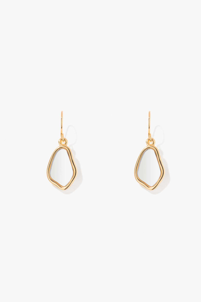 Ciottolo Miroir Sleeper Earring Metal Gold