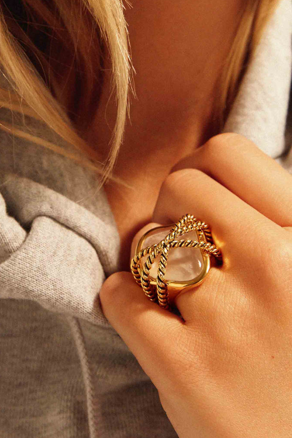 Mycene Ring Metal Gold