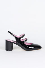 Banana Patent Leather Shoes Black