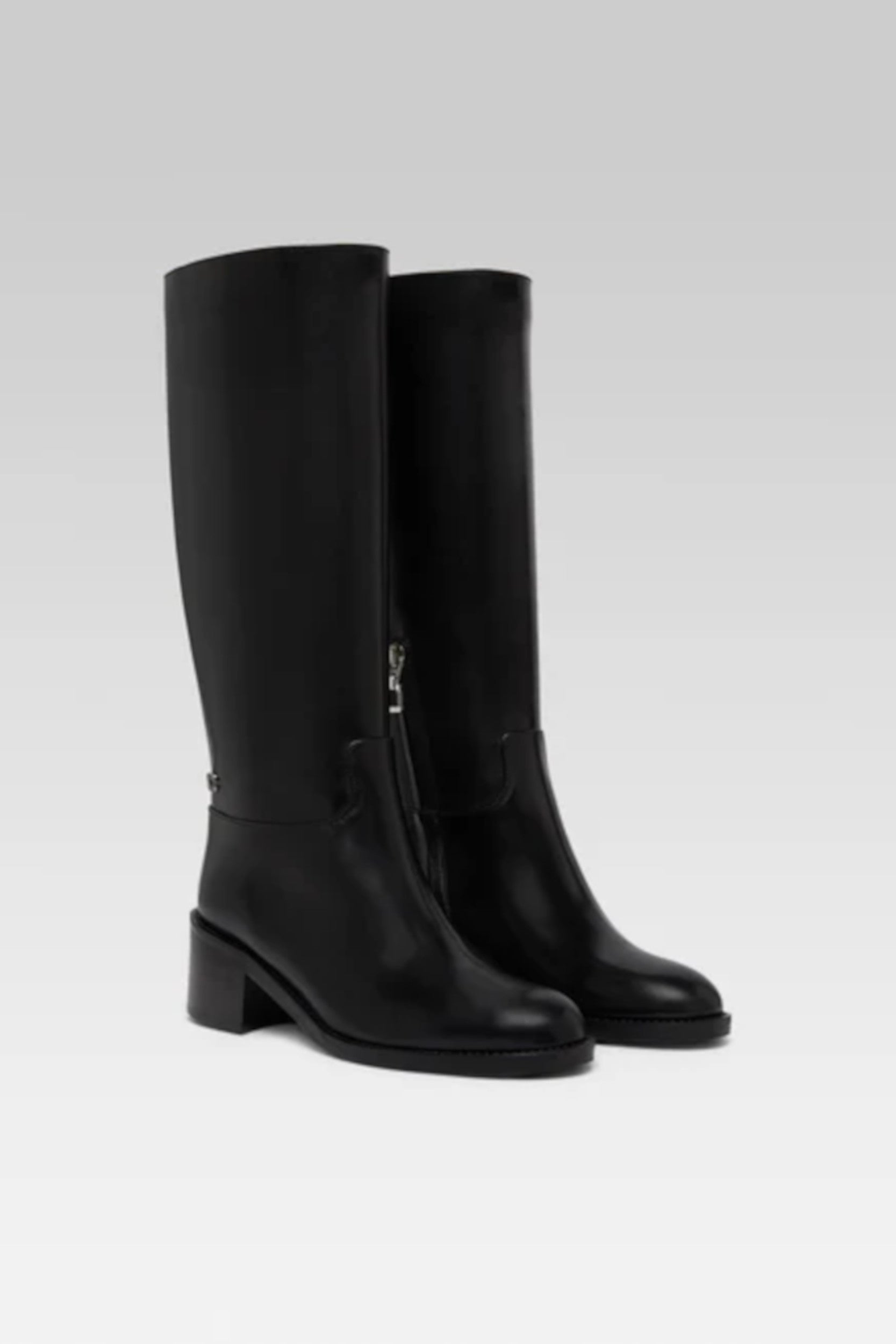 Brighton Boots Black Calf