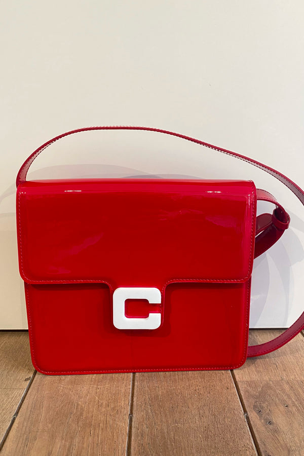 Sorbonne Patent Leather Bag Red