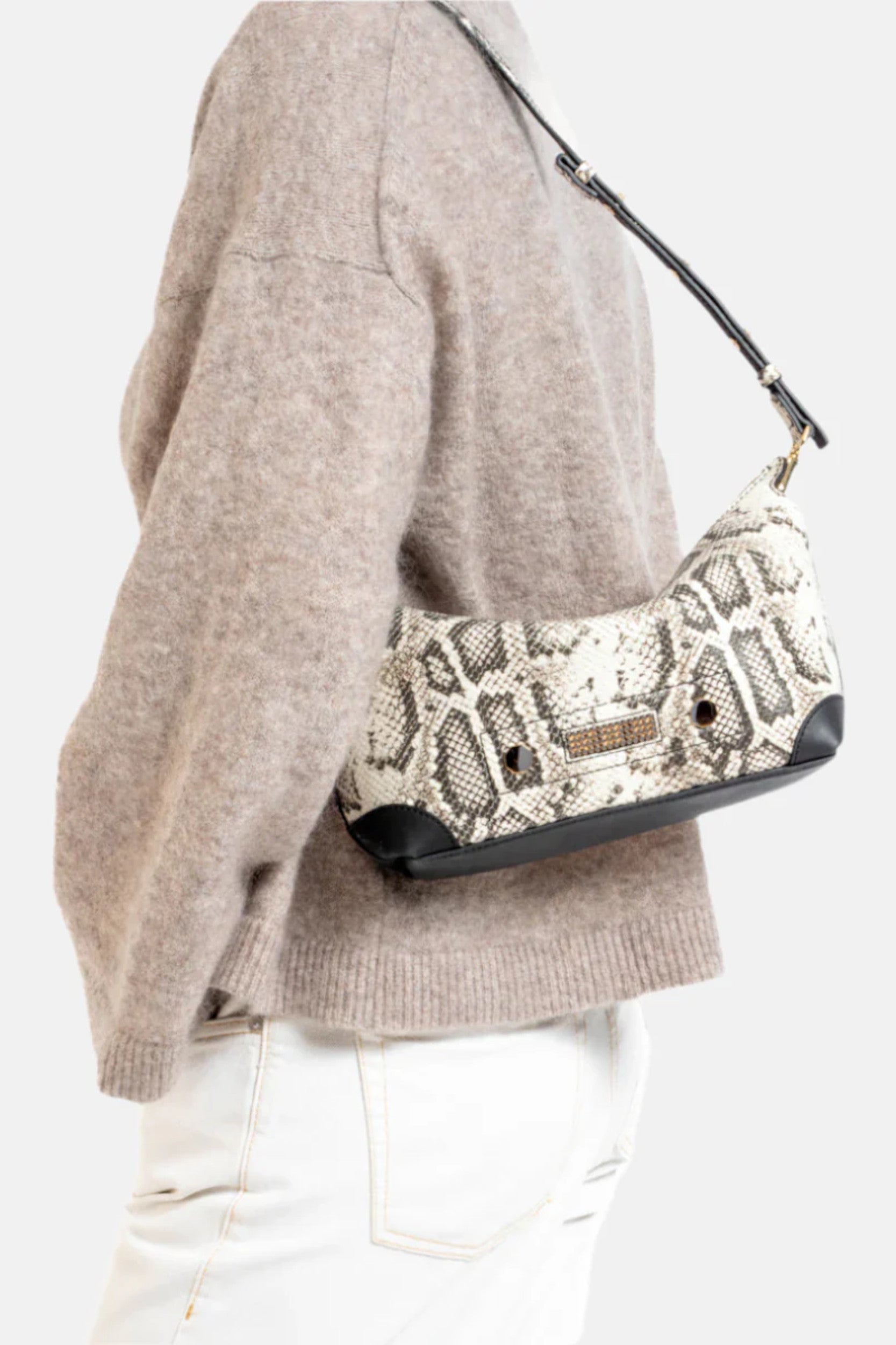 Stella Python Bag Jasmine Black