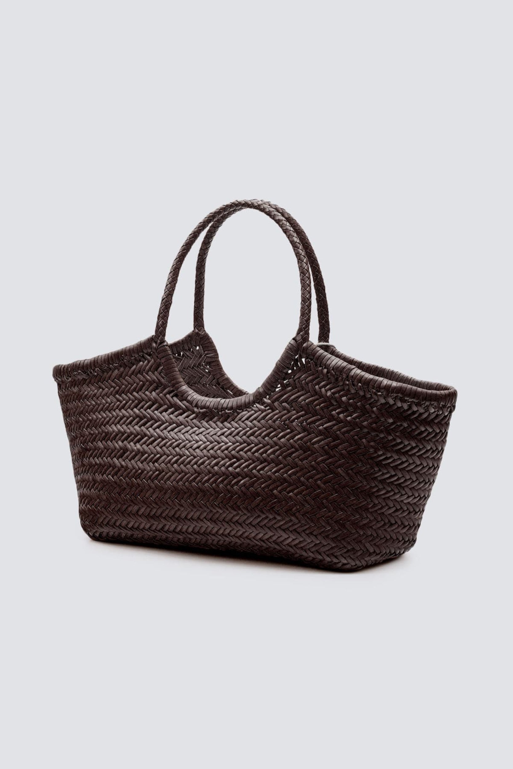 Nantucket Basket Big Bag Dark Brown