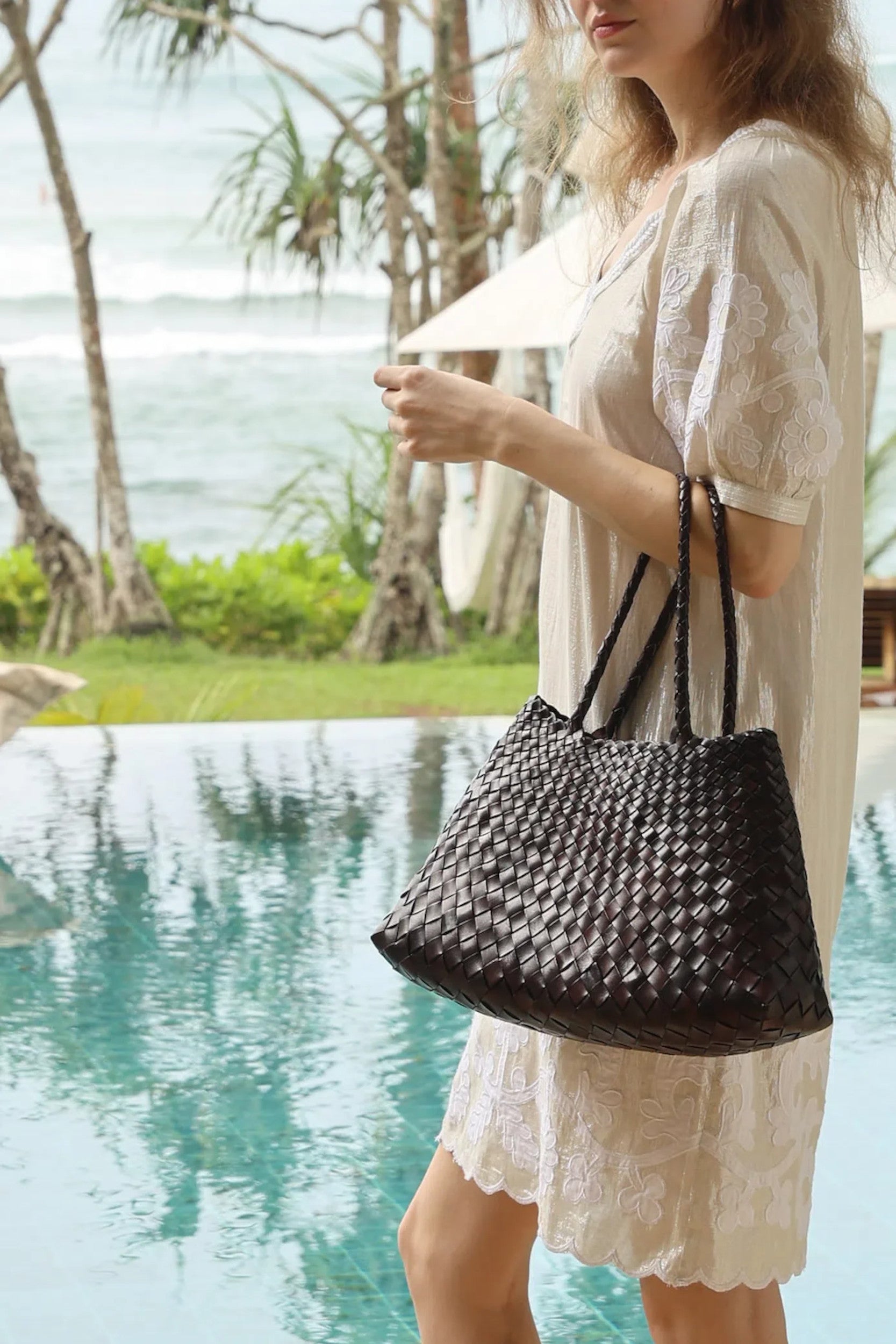 Santa Croce Big Bag Dark Brown