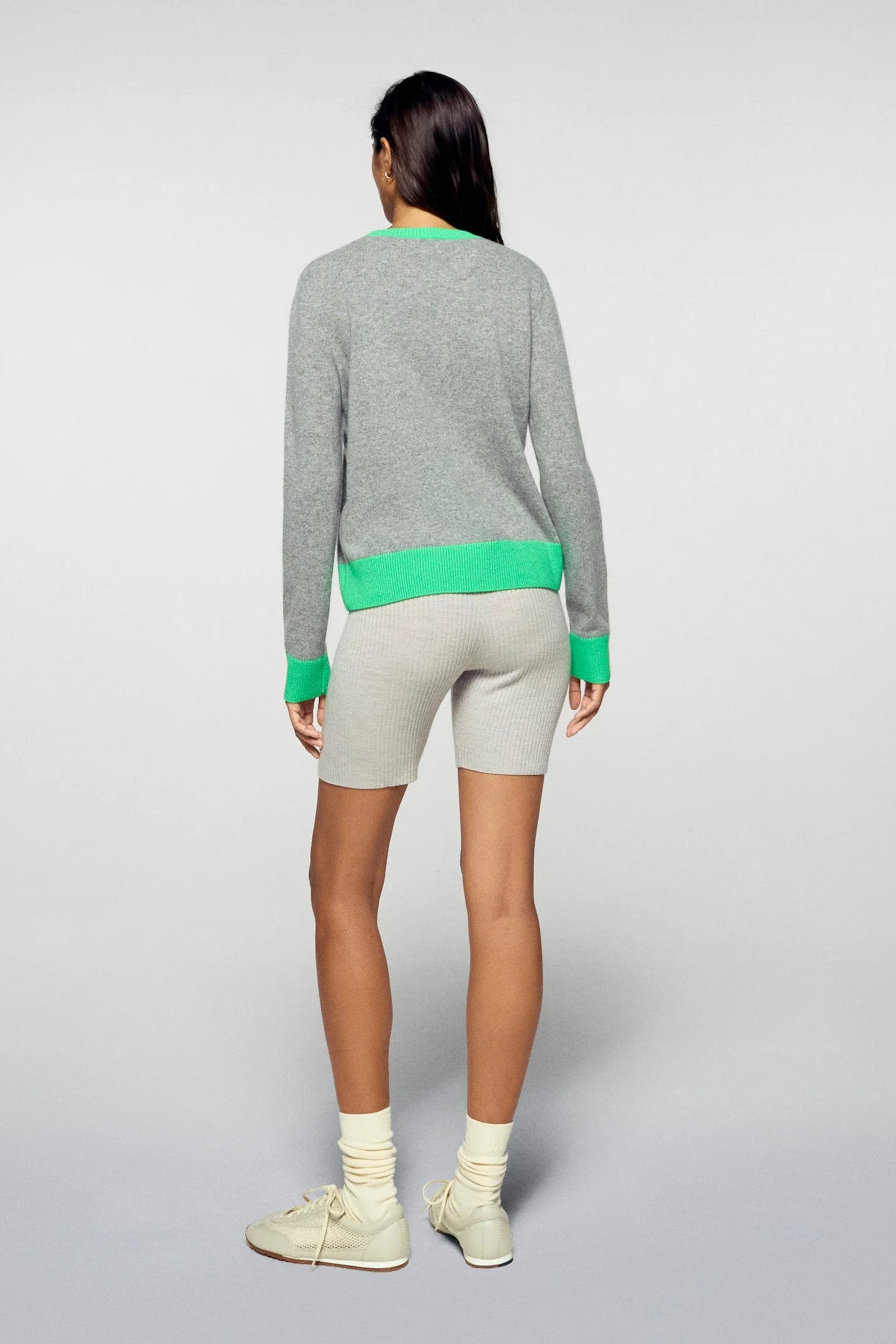 Permwpr00311W Sweater Dark Grey Mottled