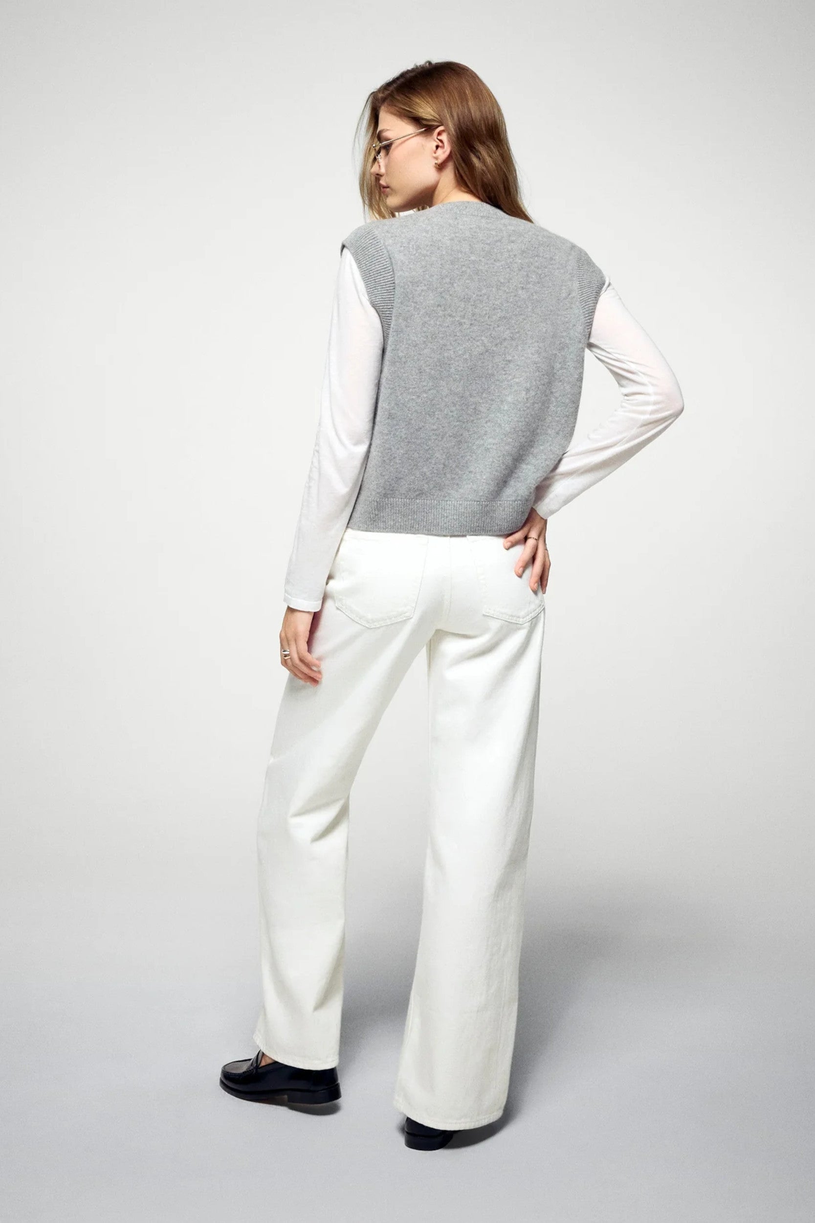 Permwps01303W Sweater Dark Grey Mottled