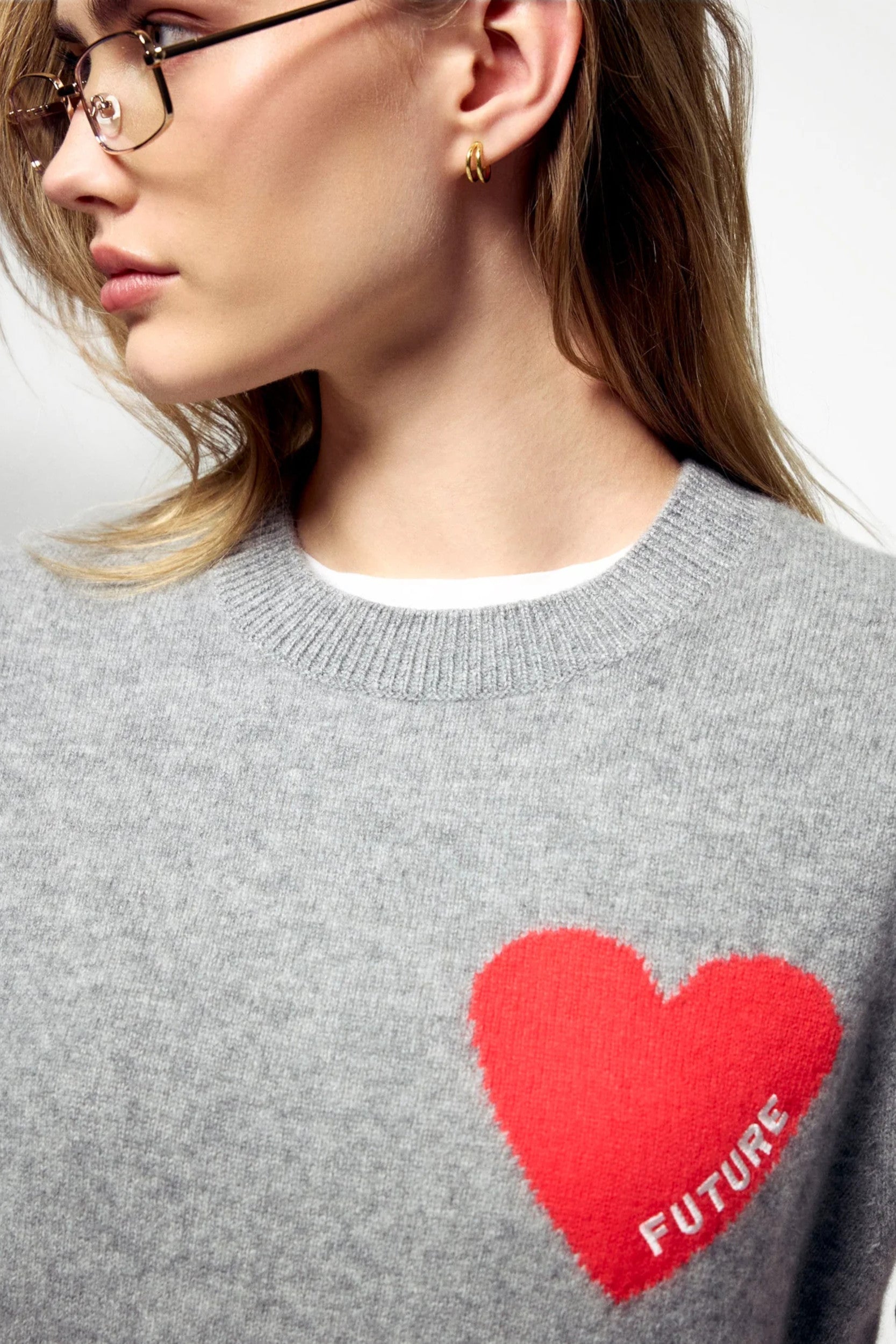 Permwps01303W Sweater Dark Grey Mottled