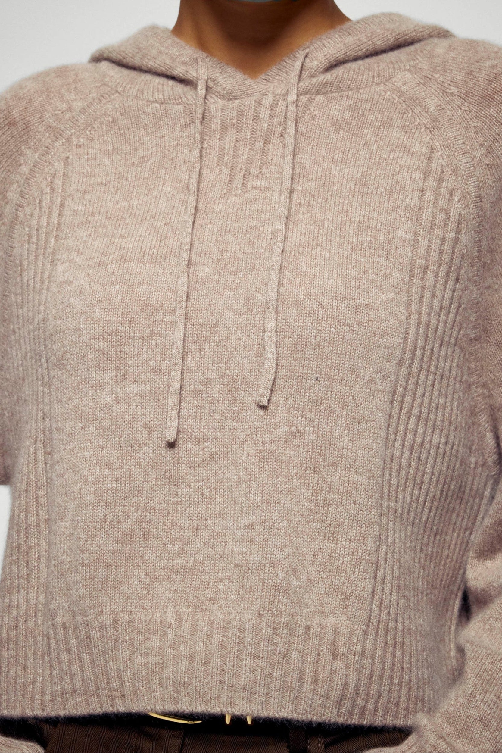 Permwph02130W Sweater Taupe Mottled