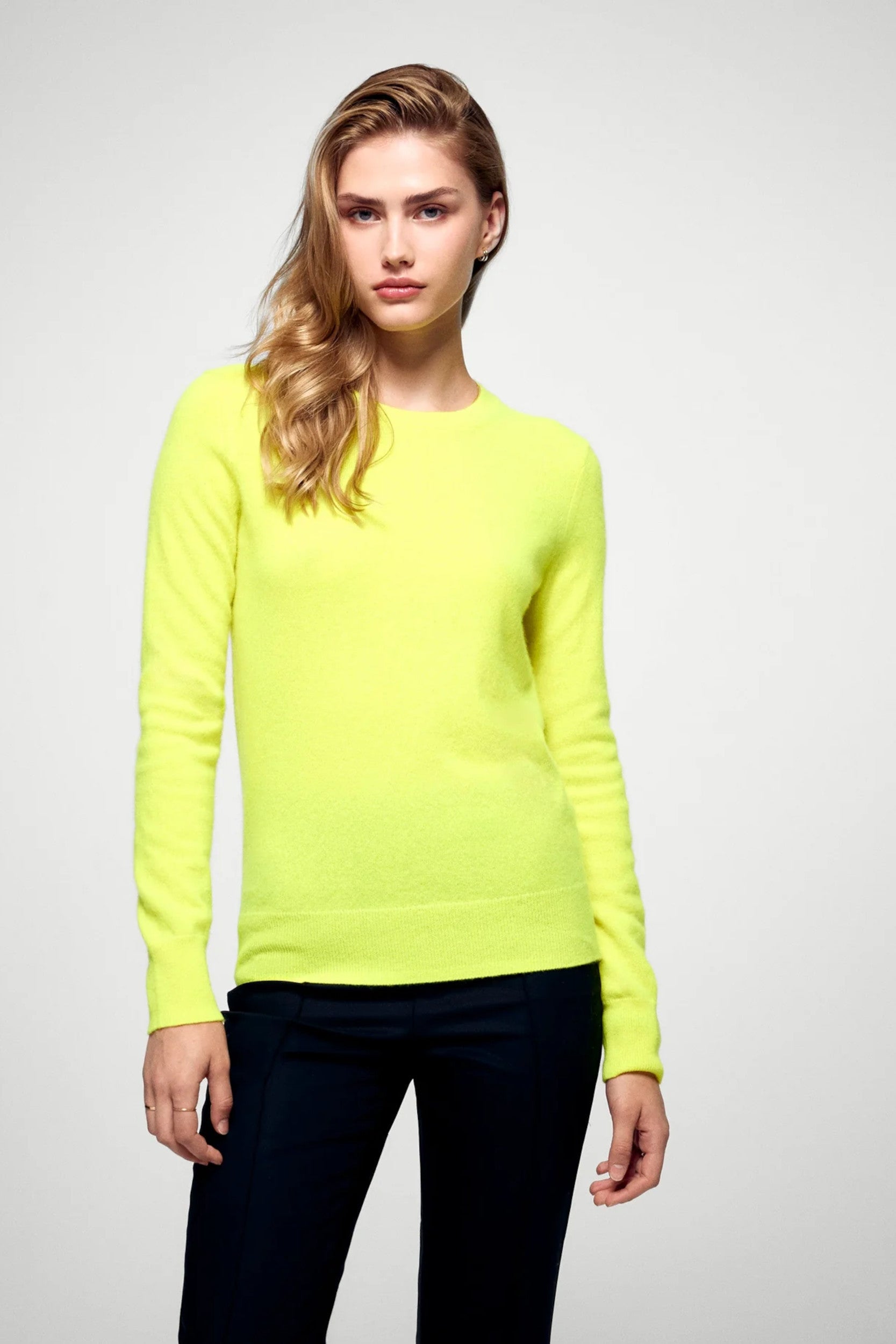 Permwpr00019W Sweater Yellow Fluo
