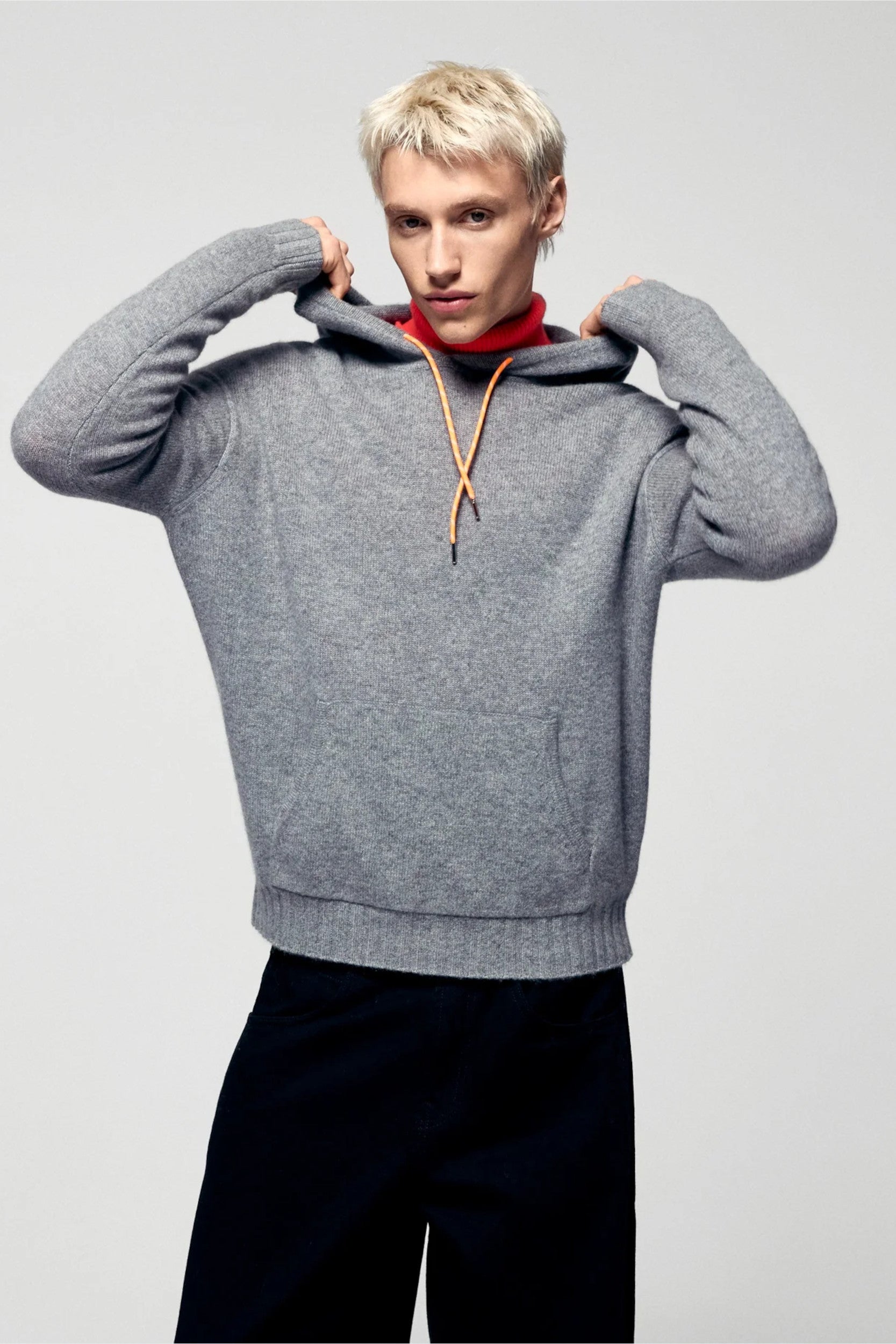 2501Mph03351W Sweater Dark Grey Mottled