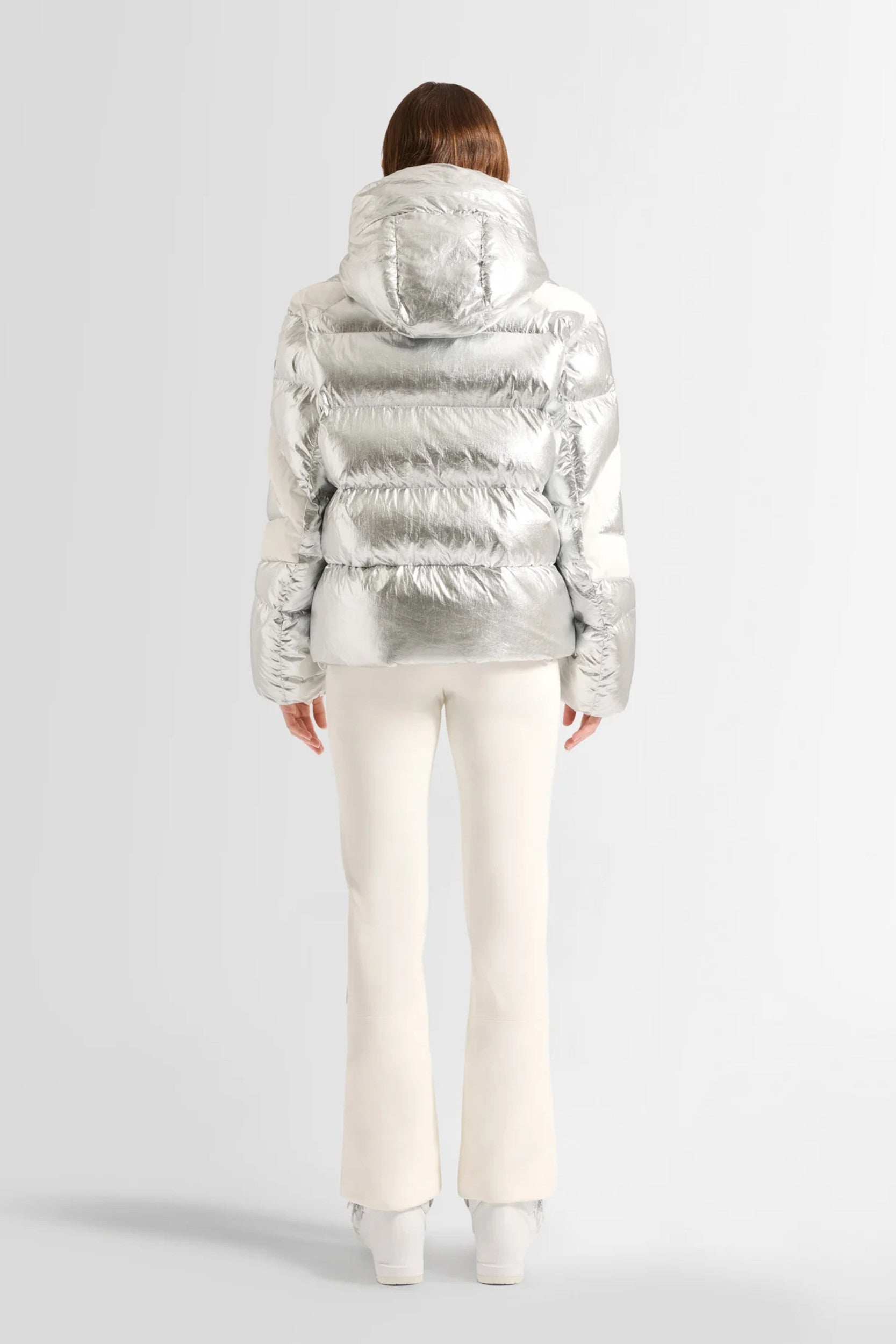 Charloy Metal Coat Silver