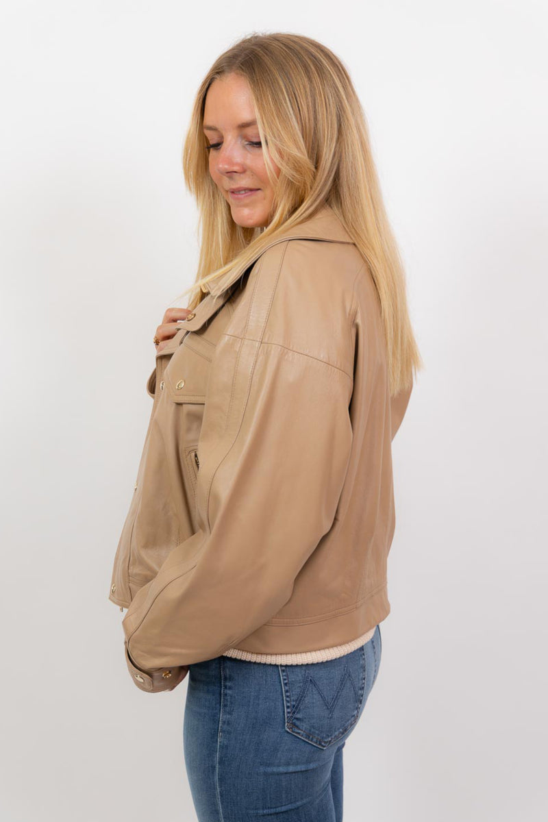 Adahi Jacket Dark Beige