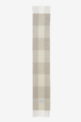 Auray Scarf White Beige