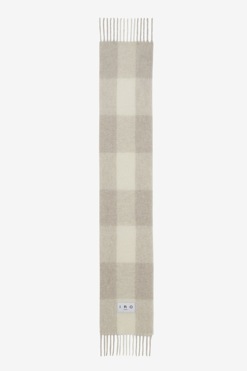 Auray Scarf White Beige