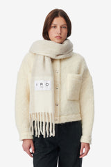 Auray Scarf White Beige