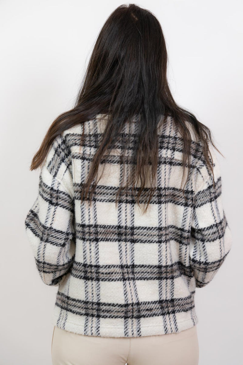 Bika Jacket Cream Black Grey