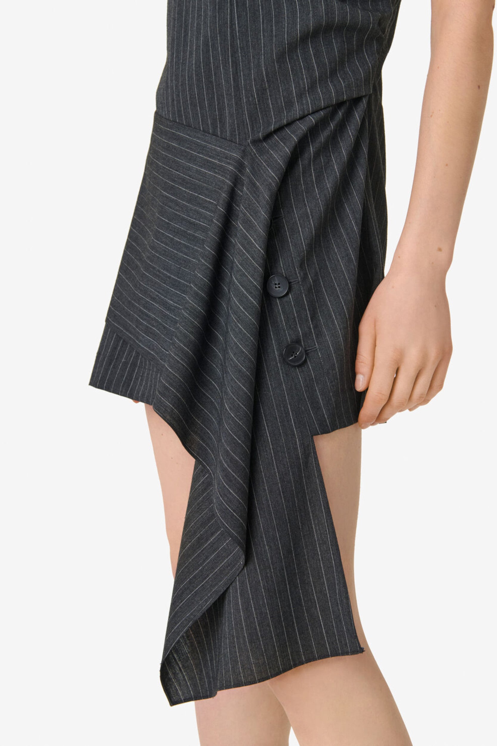 Klea Robe Gris Foncé — IRO, vue 3