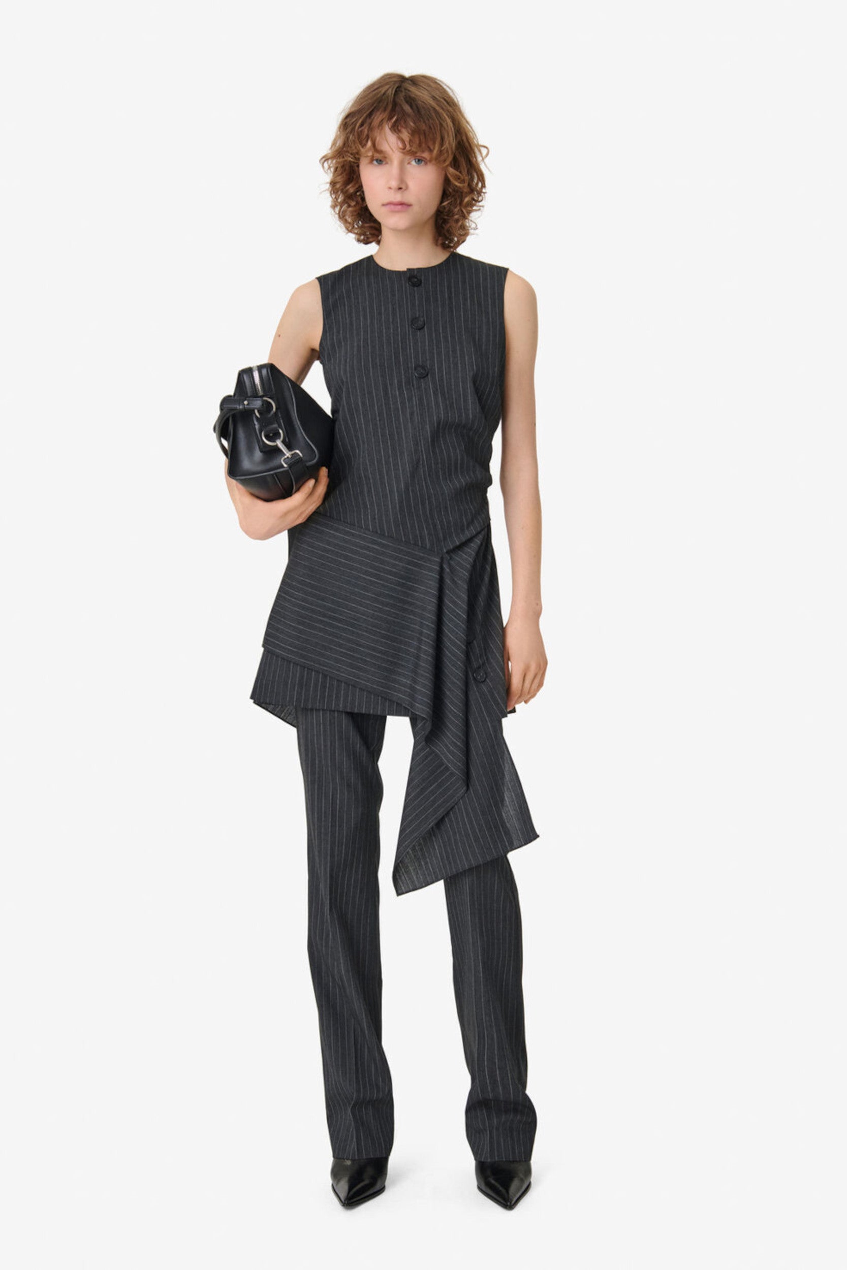 Klea Robe Gris Foncé — IRO, vue 4