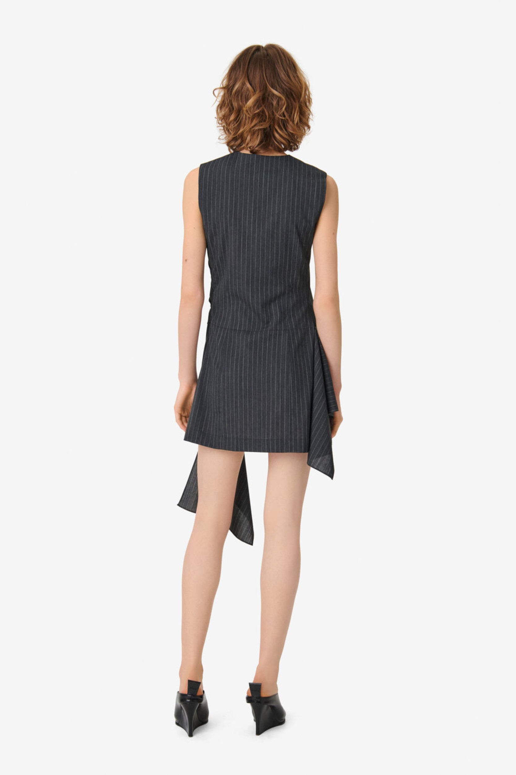 Klea Robe Gris Foncé — IRO, vue 2