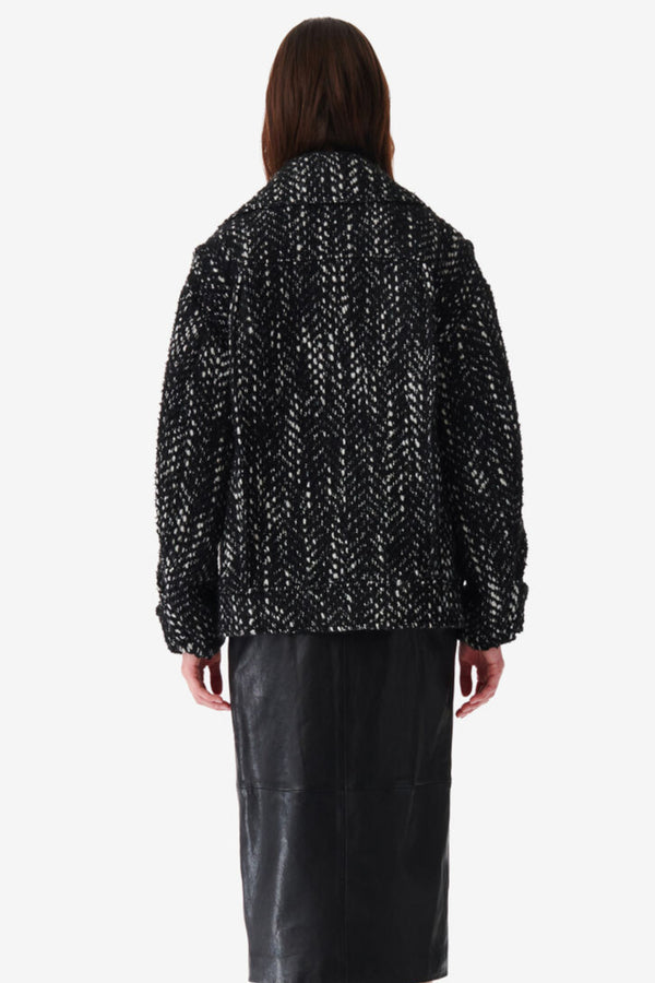 Lusia Jacket Black White