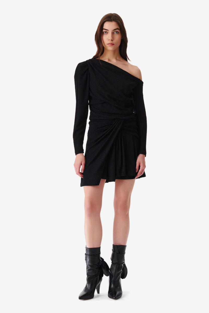 Merimi Dress Black Black Lurex