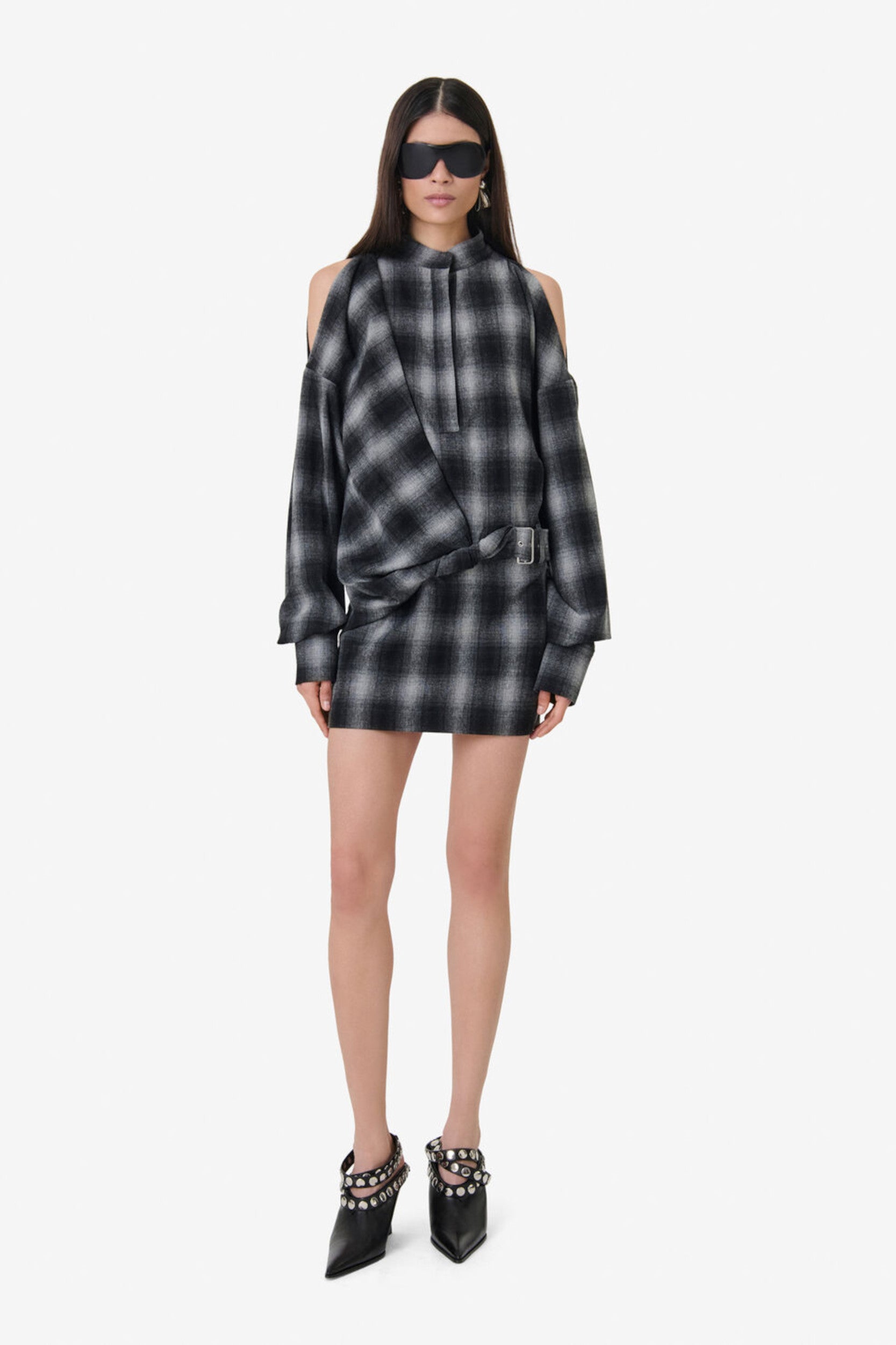 Narissa Robe Gris Foncé — IRO, vue 3