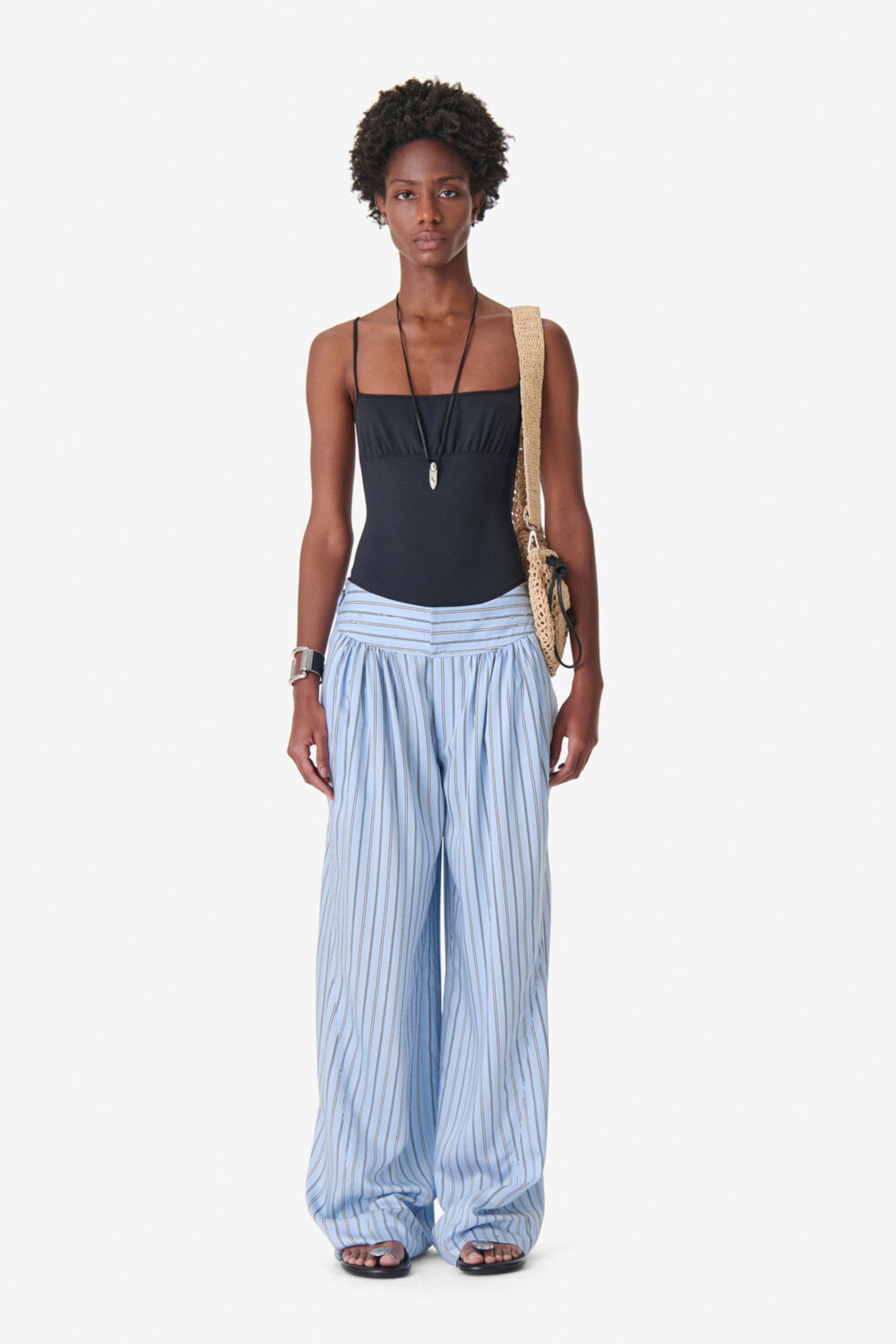 Ulyse Pants Blue Left Banl Stripe
