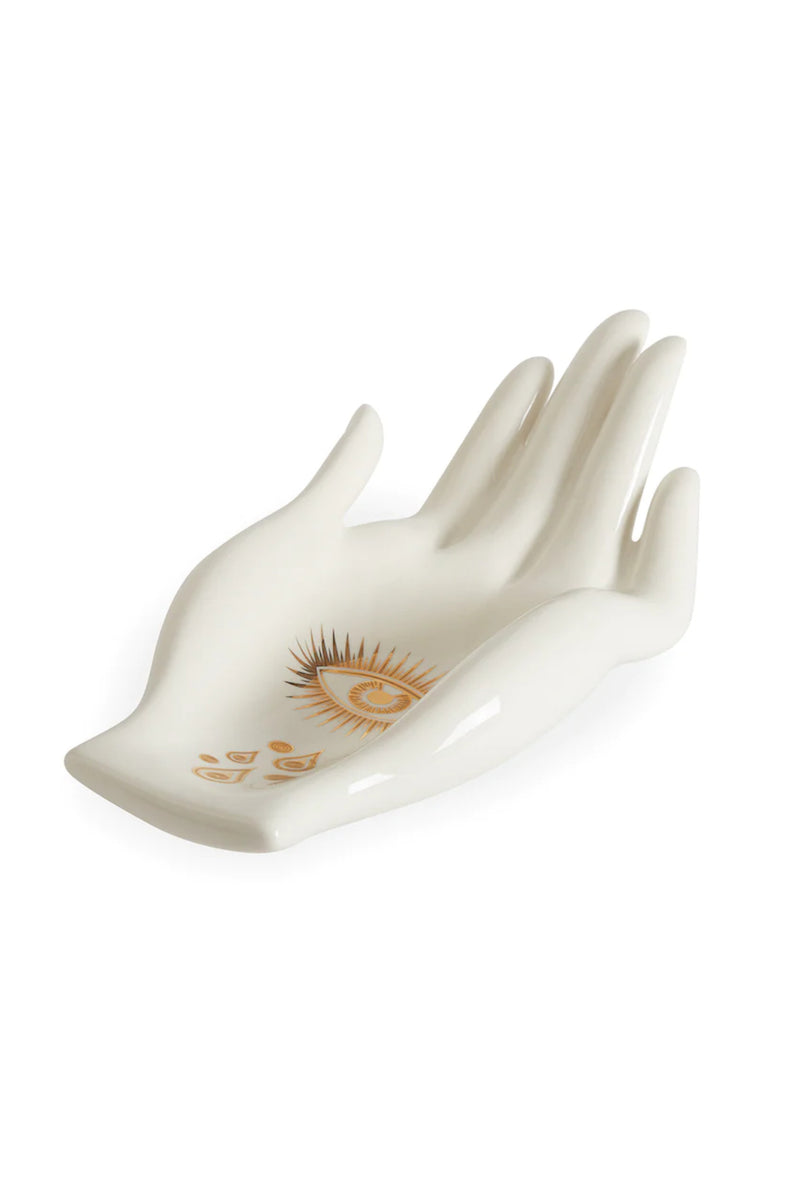 Gilded Eve Fruit Bowl White Gold
