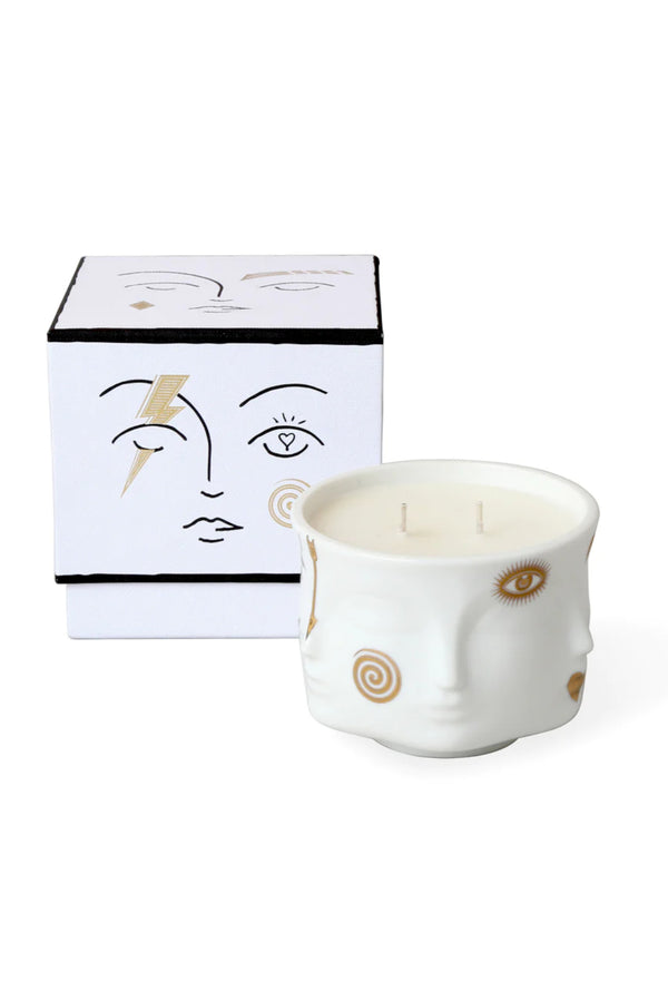 Gilded Muse Candle White Gold